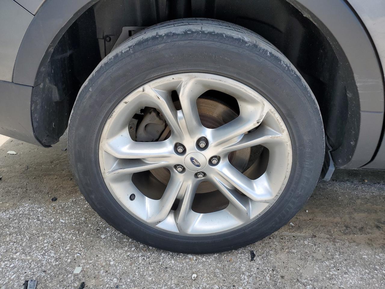 2014 Ford Explorer Limited Серый vin: 1FM5K7F88EGC25024 Damage: Right Rear Wheel, Curb Rash, > 12 Inches