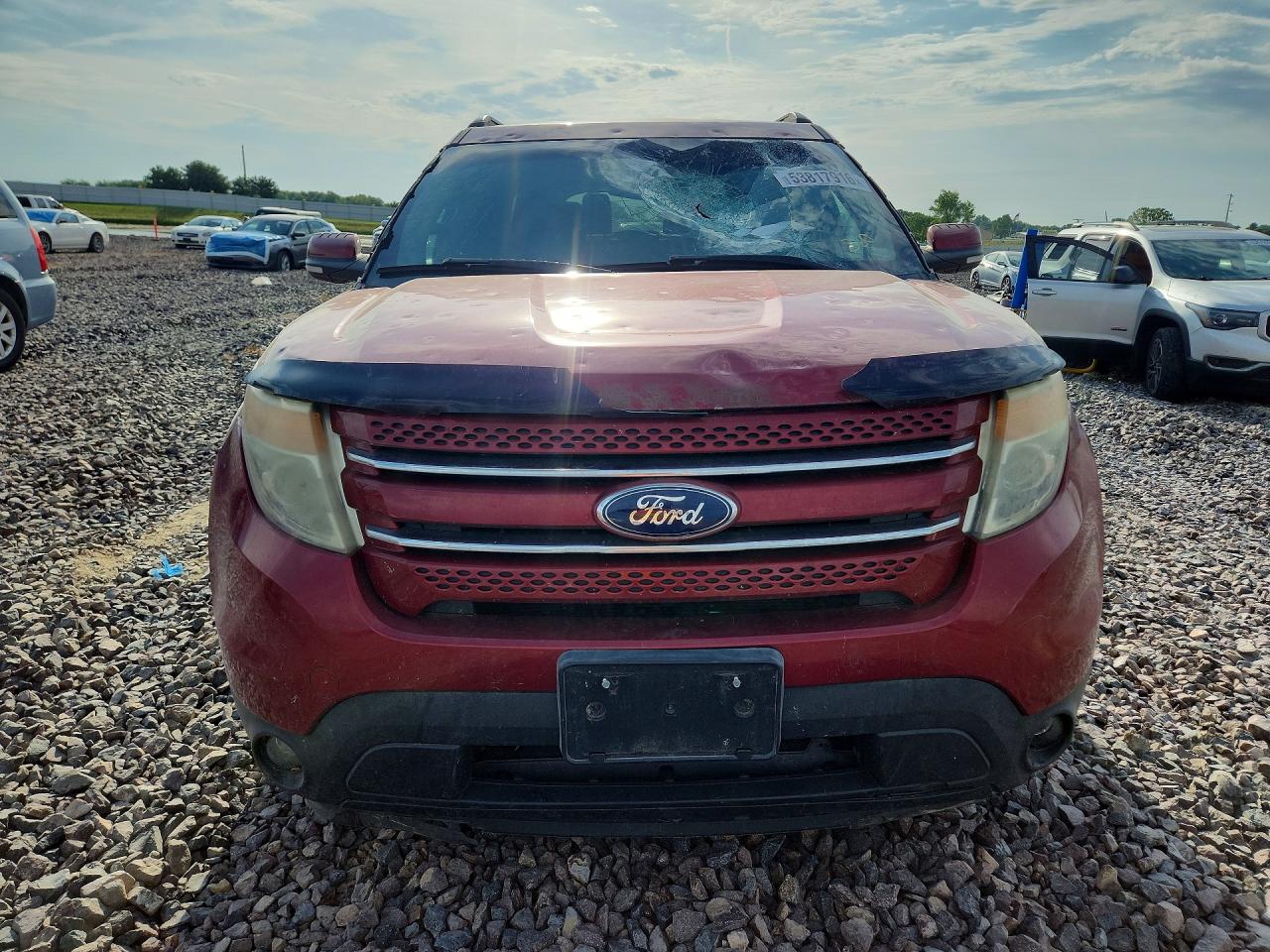 2014 Ford Explorer Limited Burgundy vin: 1FM5K7F88EGC46973