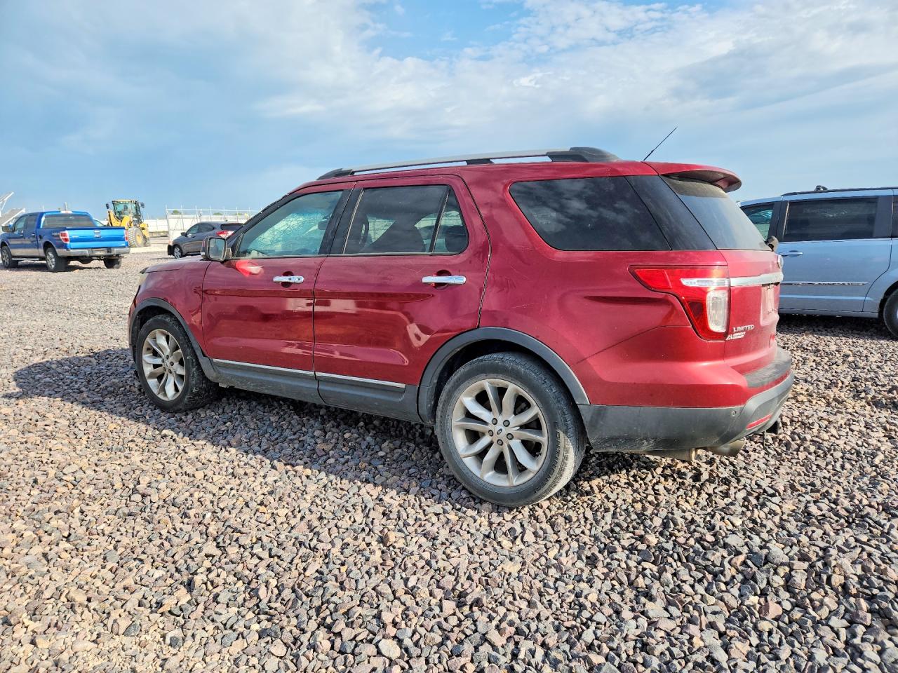 2014 Ford Explorer Limited Burgundy vin: 1FM5K7F88EGC46973