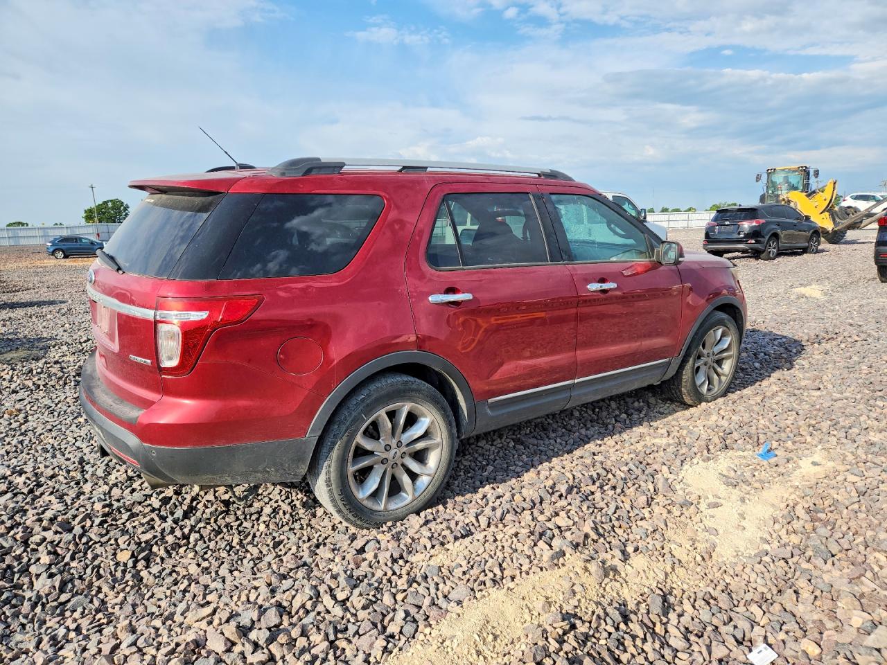 2014 Ford Explorer Limited Burgundy vin: 1FM5K7F88EGC46973