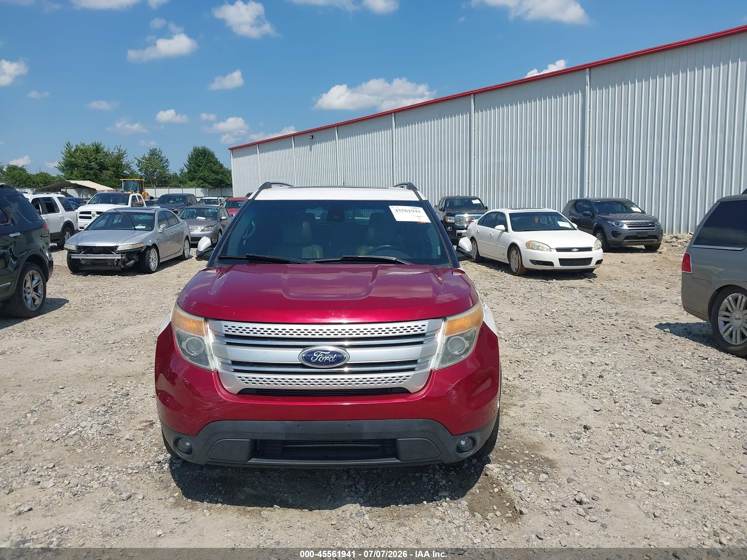2015 Ford Explorer Limited White vin: 1FM5K7F88FGA17730