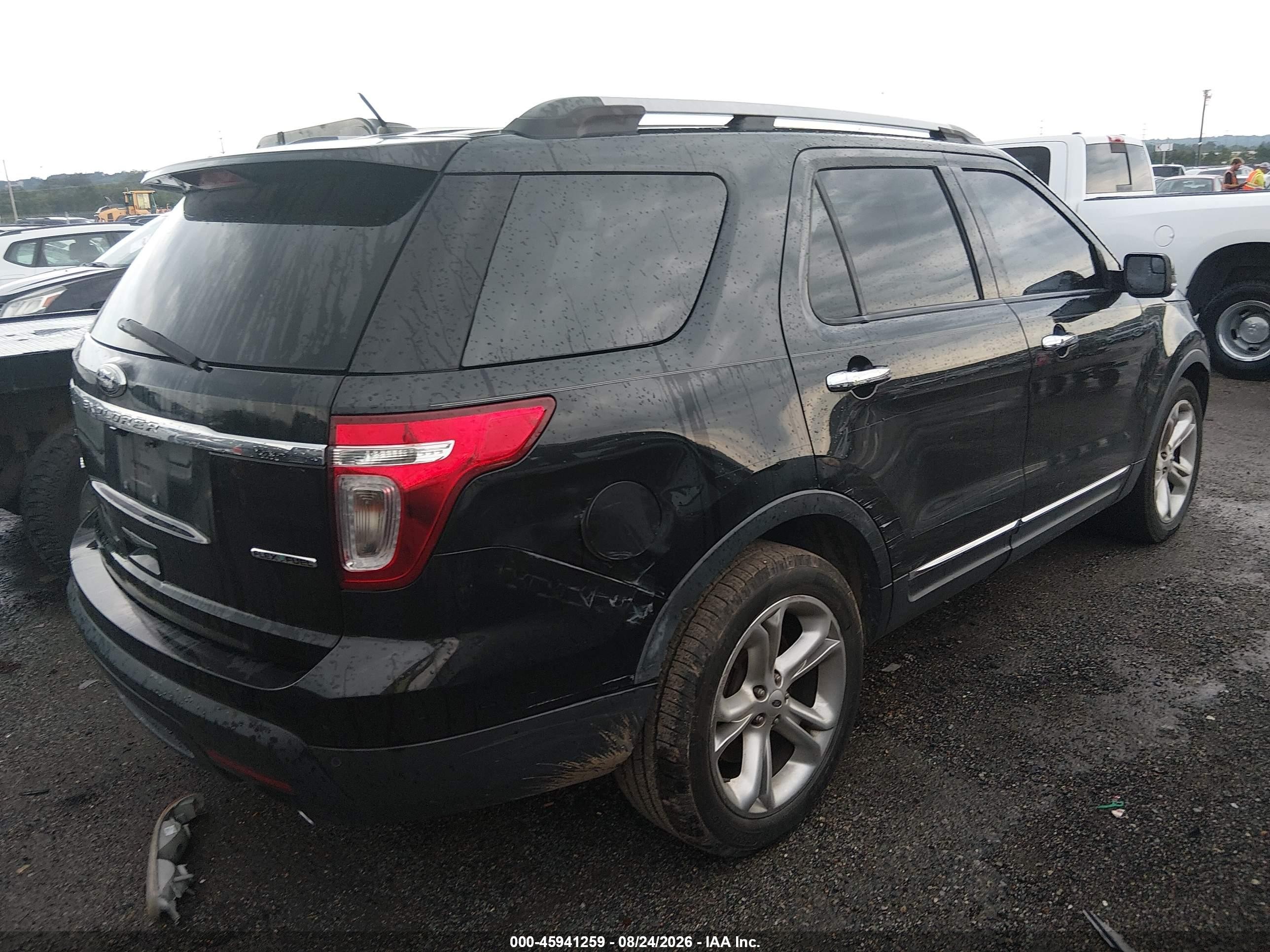 2015 Ford Explorer Limited Black vin: 1FM5K7F88FGA66832