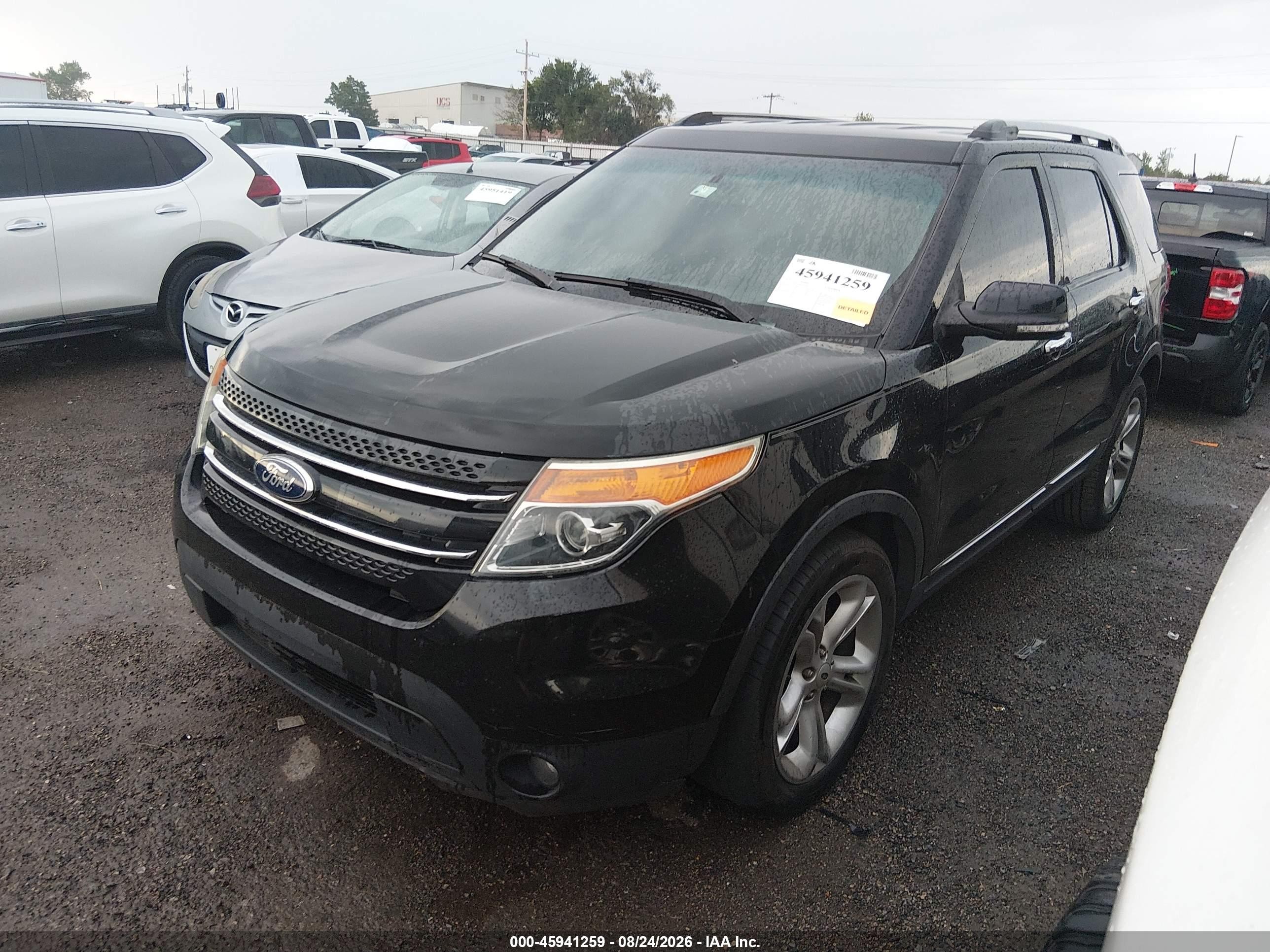 2015 Ford Explorer Limited Black vin: 1FM5K7F88FGA66832