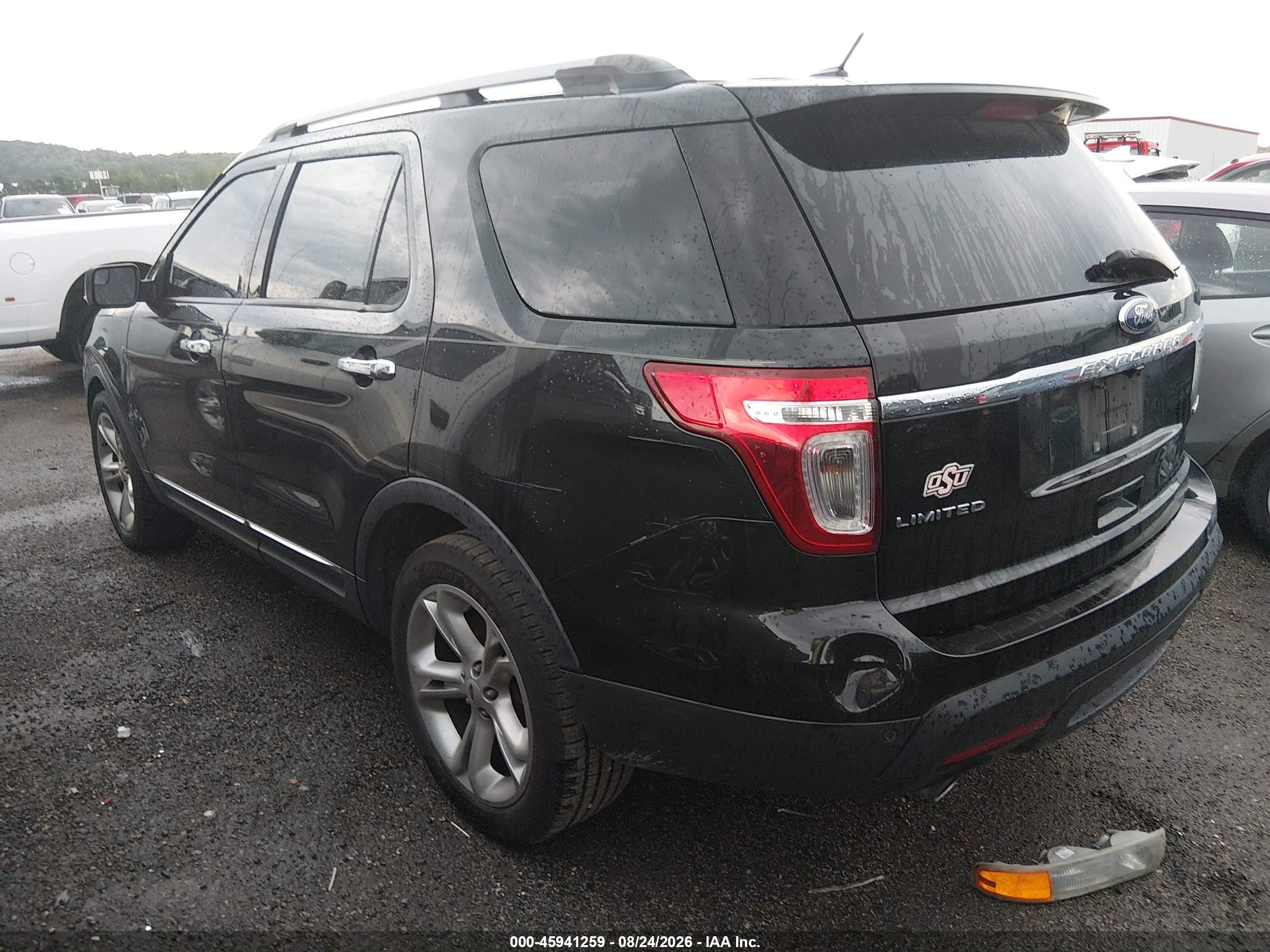2015 Ford Explorer Limited Black vin: 1FM5K7F88FGA66832