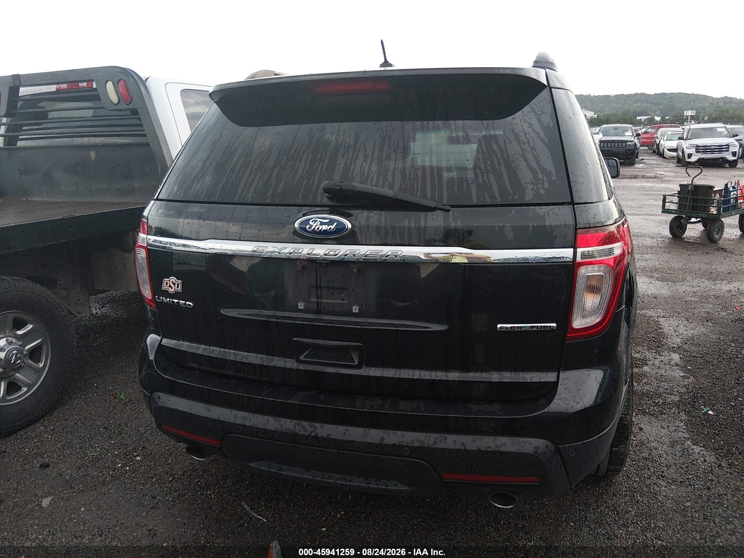 2015 Ford Explorer Limited Black vin: 1FM5K7F88FGA66832