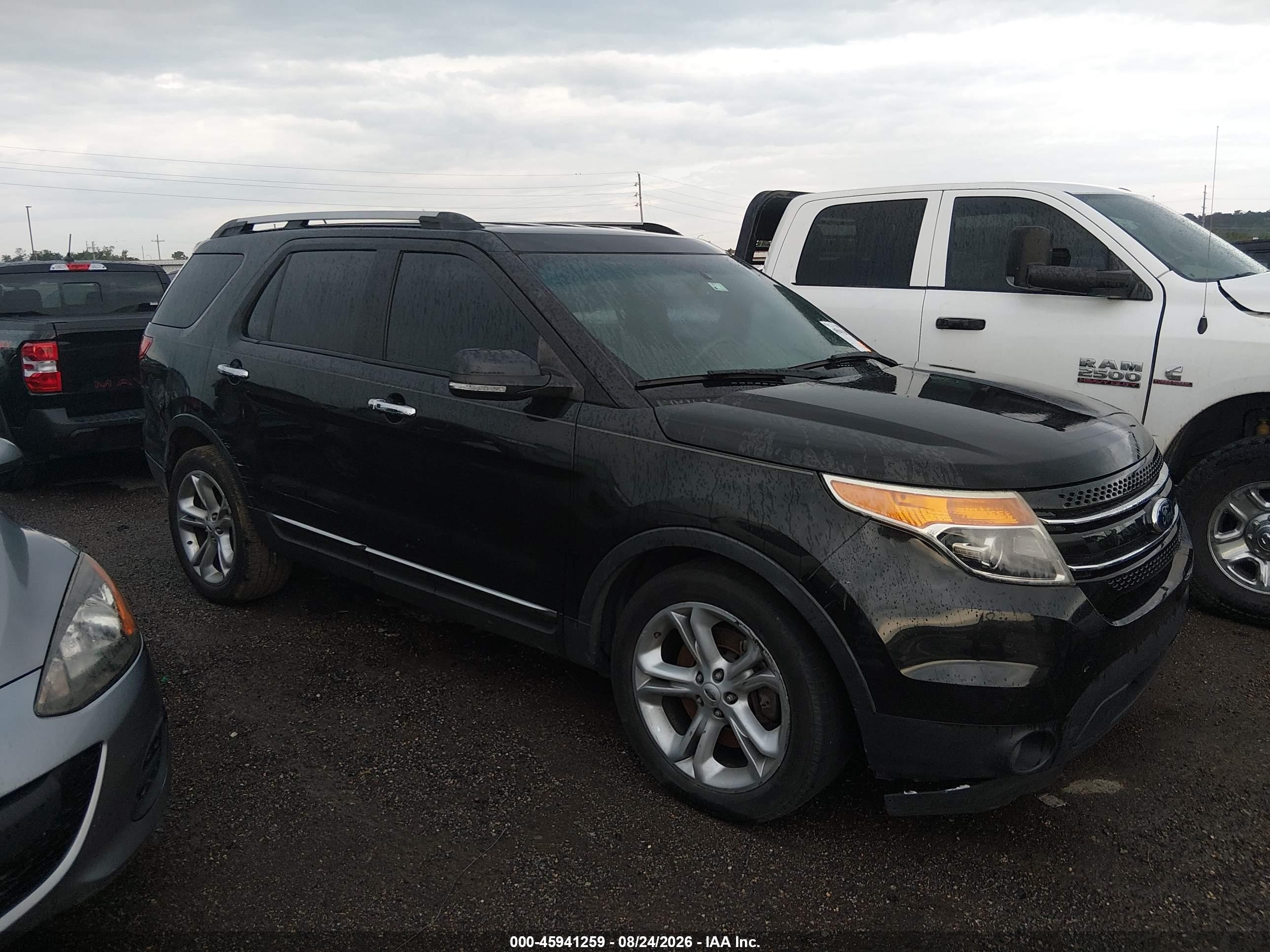 2015 Ford Explorer Limited Black vin: 1FM5K7F88FGA66832