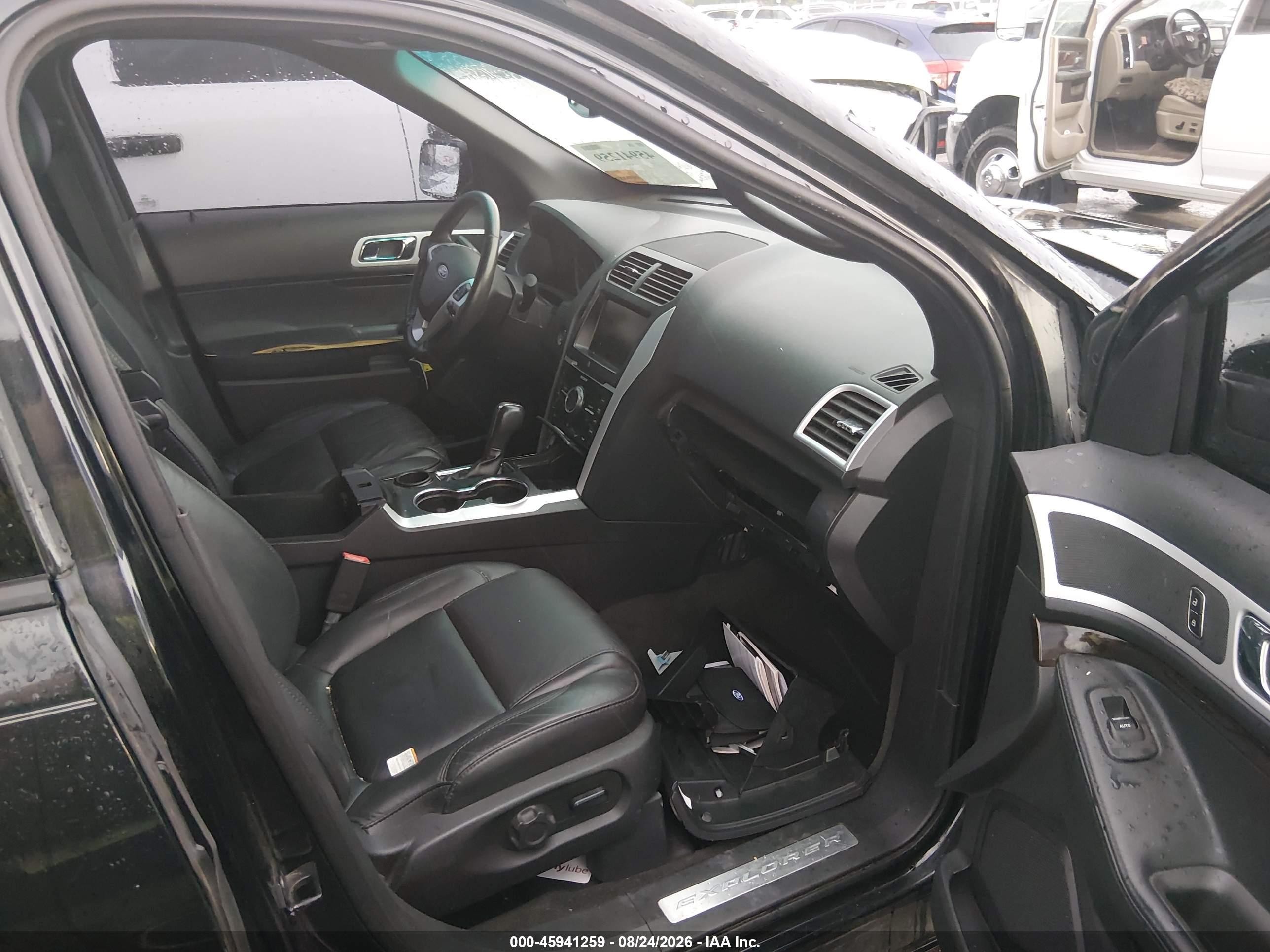 2015 Ford Explorer Limited Black vin: 1FM5K7F88FGA66832