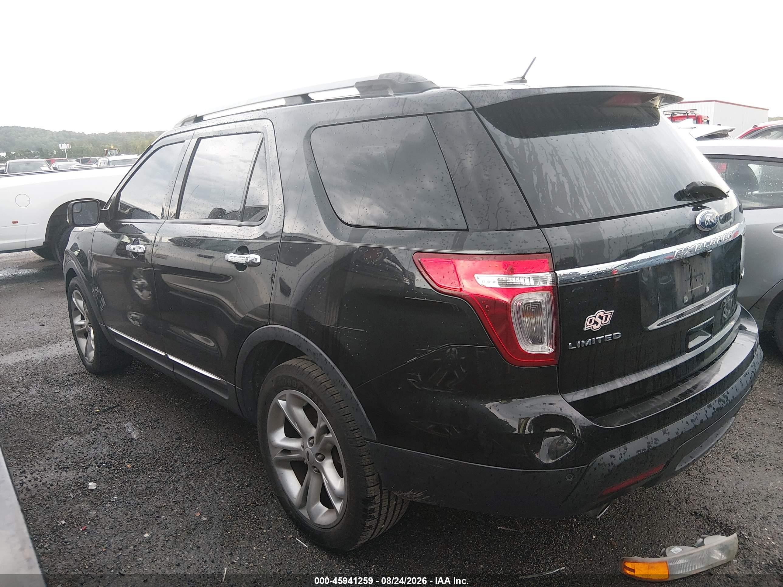 2015 Ford Explorer Limited Black vin: 1FM5K7F88FGA66832