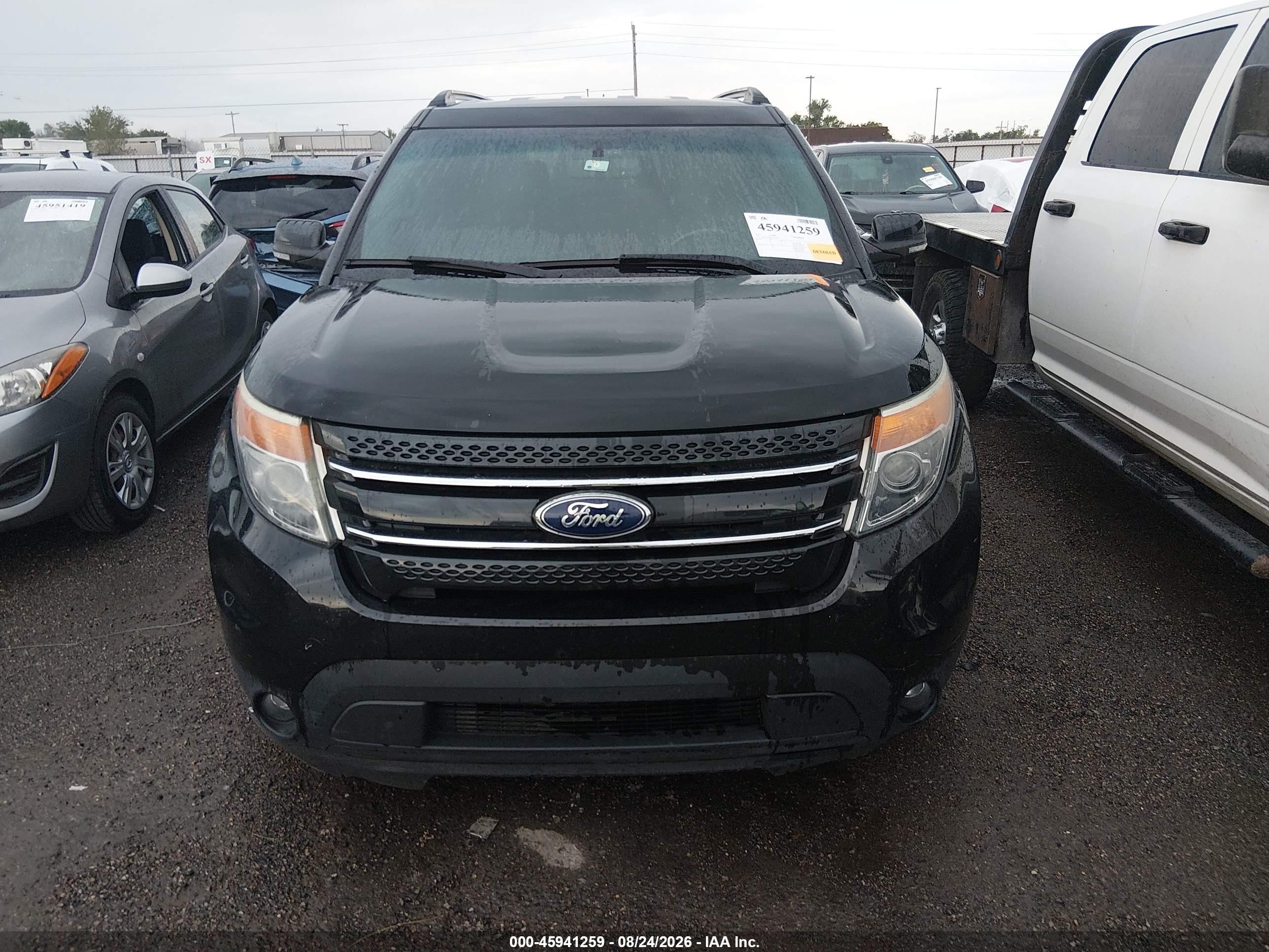 2015 Ford Explorer Limited Black vin: 1FM5K7F88FGA66832