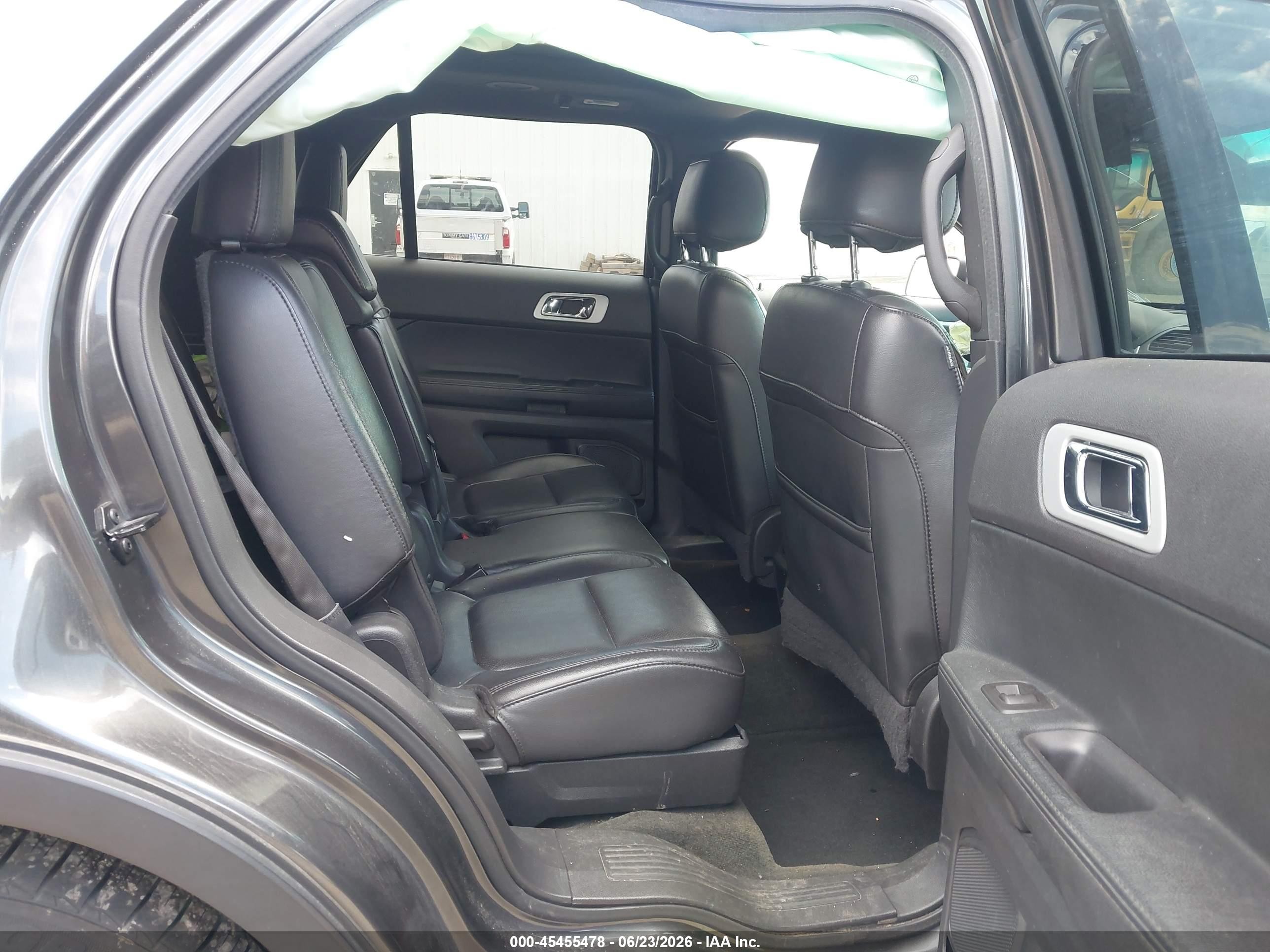 2015 Ford Explorer Limited Gray vin: 1FM5K7F88FGB50360
