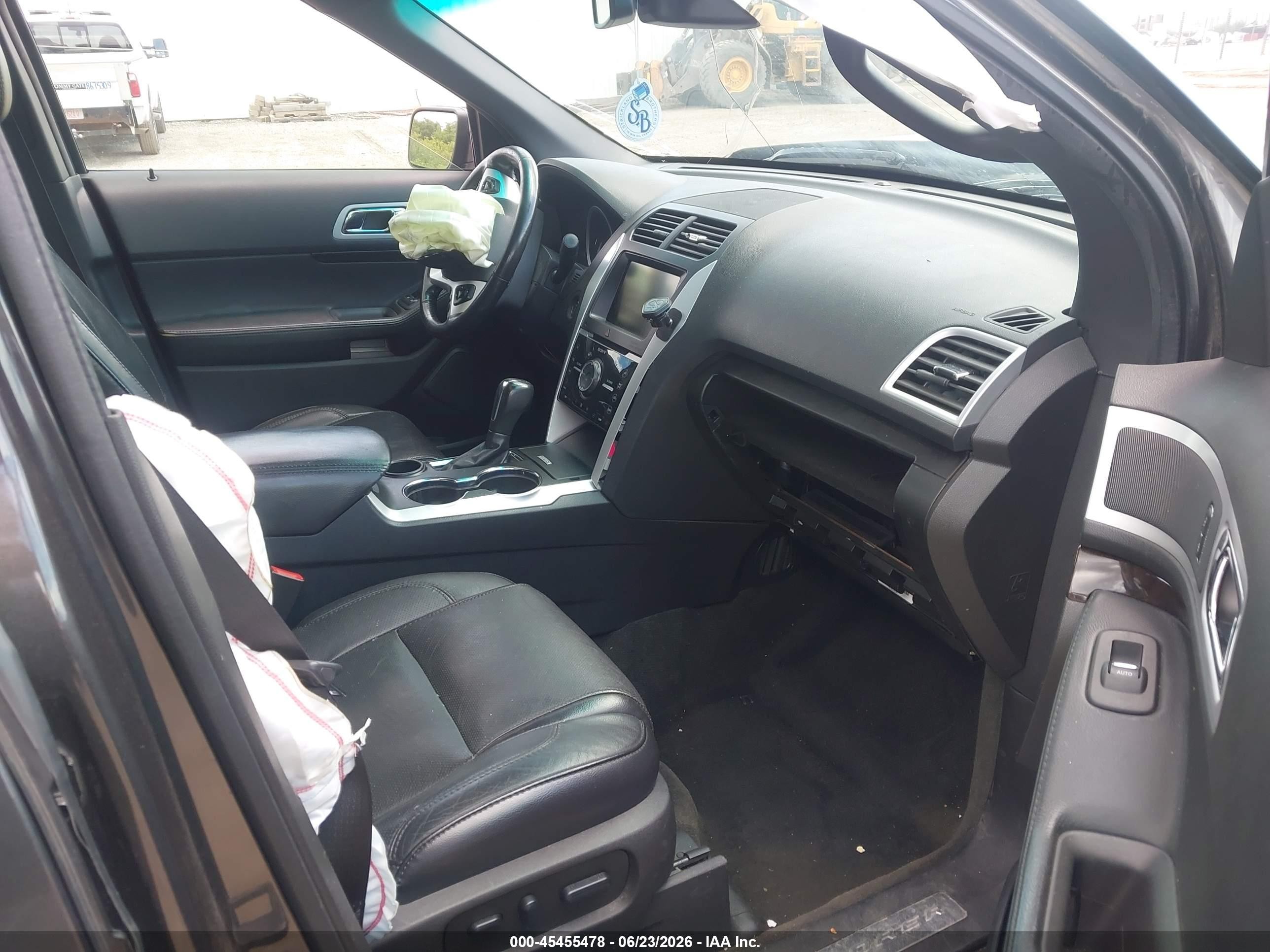 2015 Ford Explorer Limited Gray vin: 1FM5K7F88FGB50360
