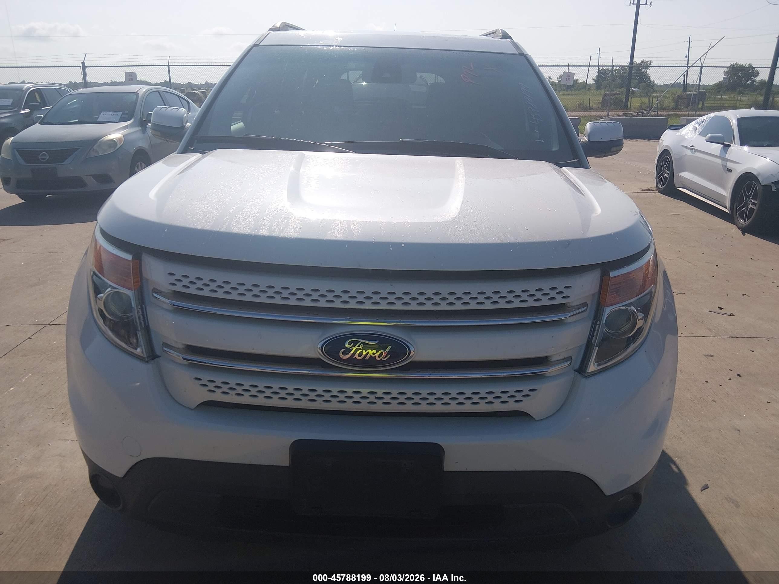 2013 Ford Explorer Limited White vin: 1FM5K7F89DGA11805