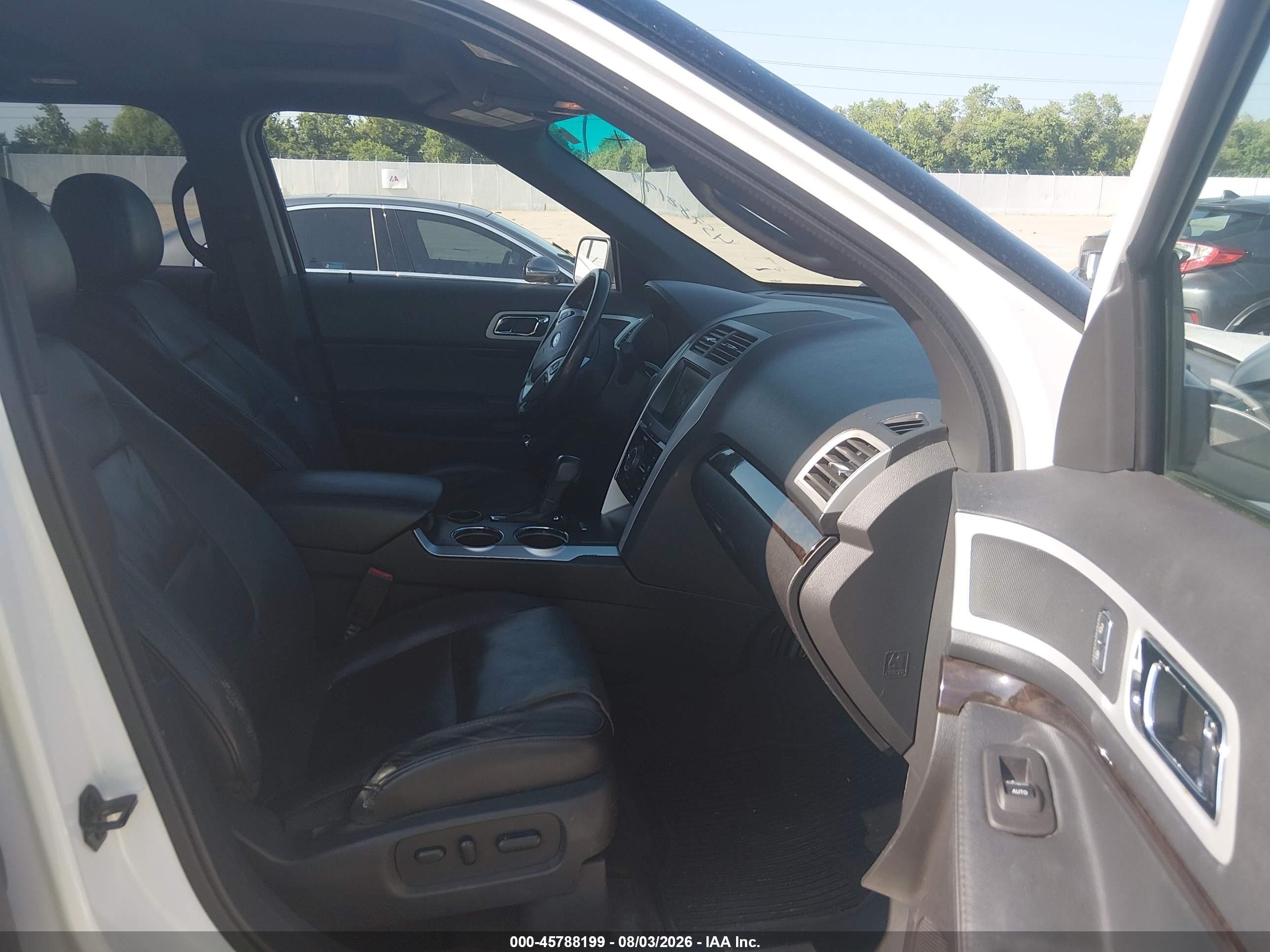 2013 Ford Explorer Limited White vin: 1FM5K7F89DGA11805