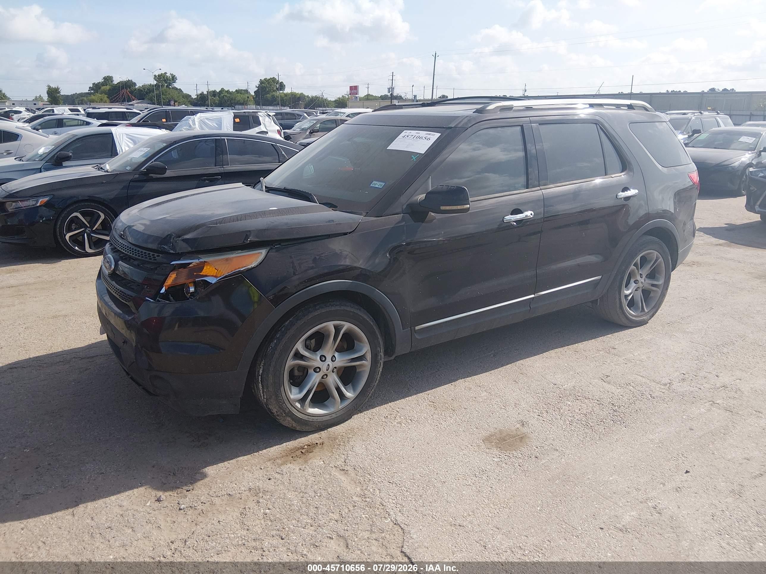 2013 Ford Explorer Limited Black vin: 1FM5K7F89DGA17328