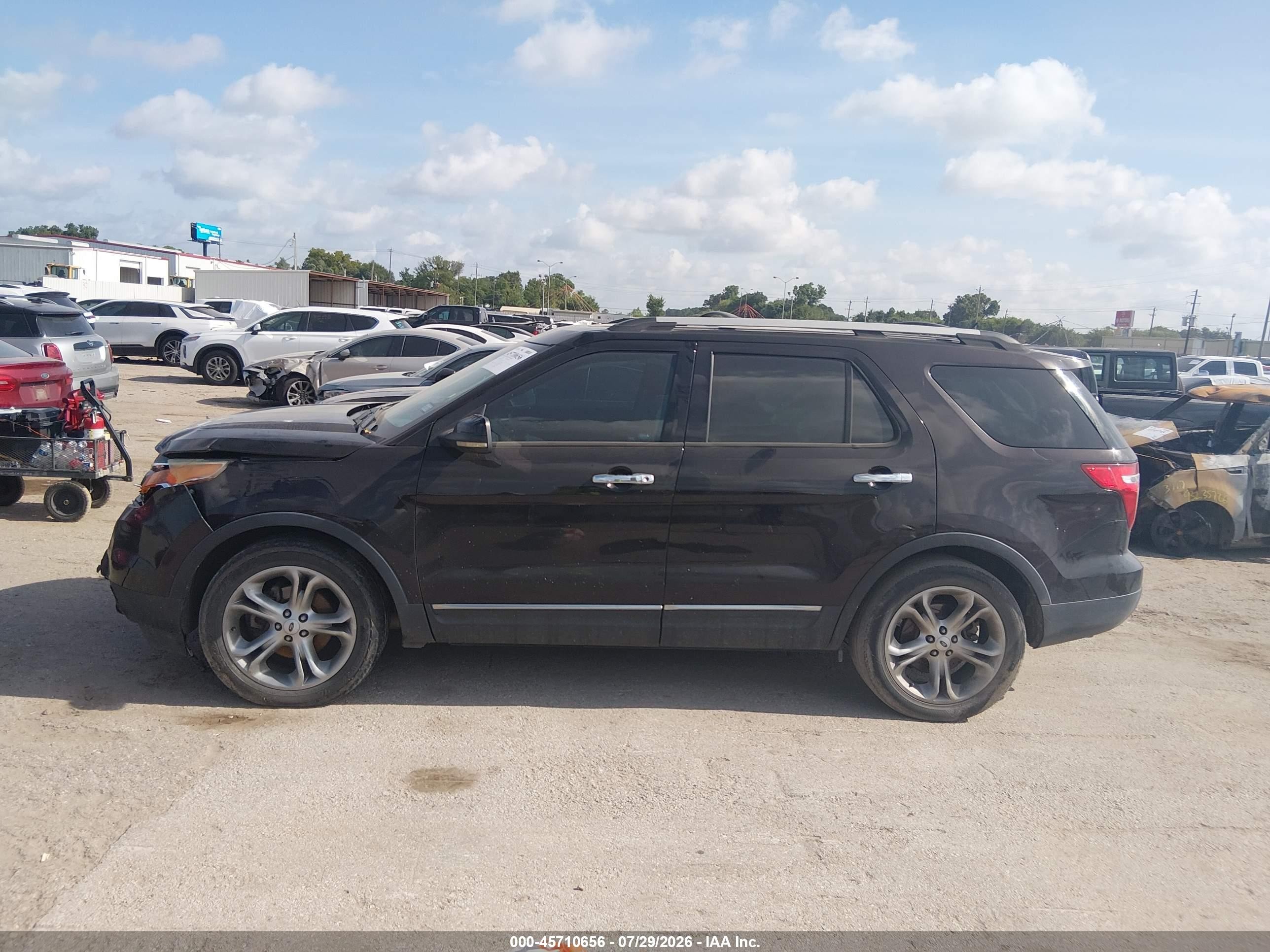 2013 Ford Explorer Limited Black vin: 1FM5K7F89DGA17328