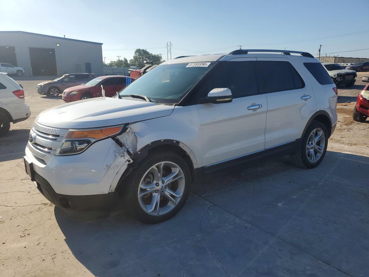 2013 Ford Explorer Limited White vin: 1FM5K7F89DGA62818