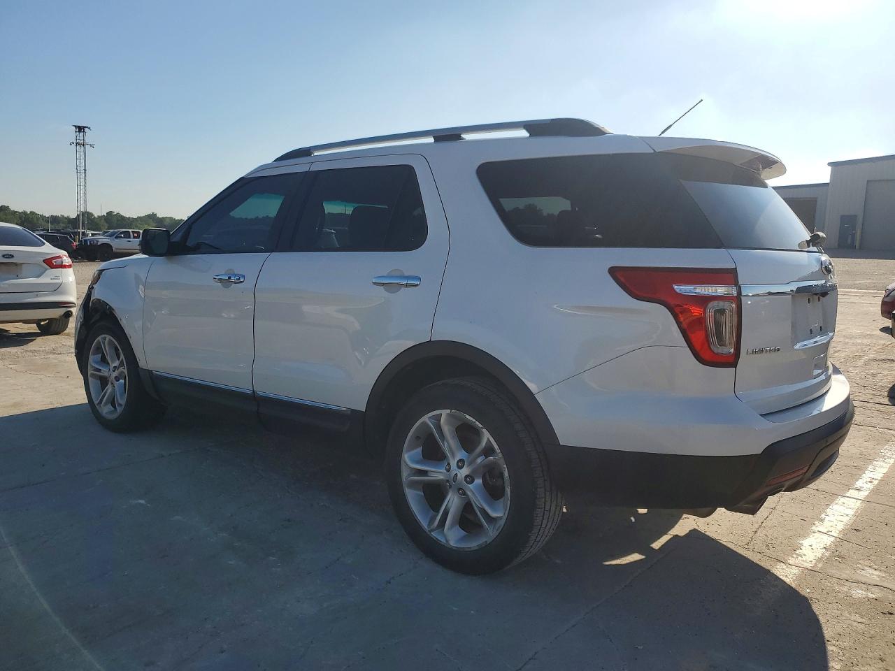 2013 Ford Explorer Limited White vin: 1FM5K7F89DGA62818