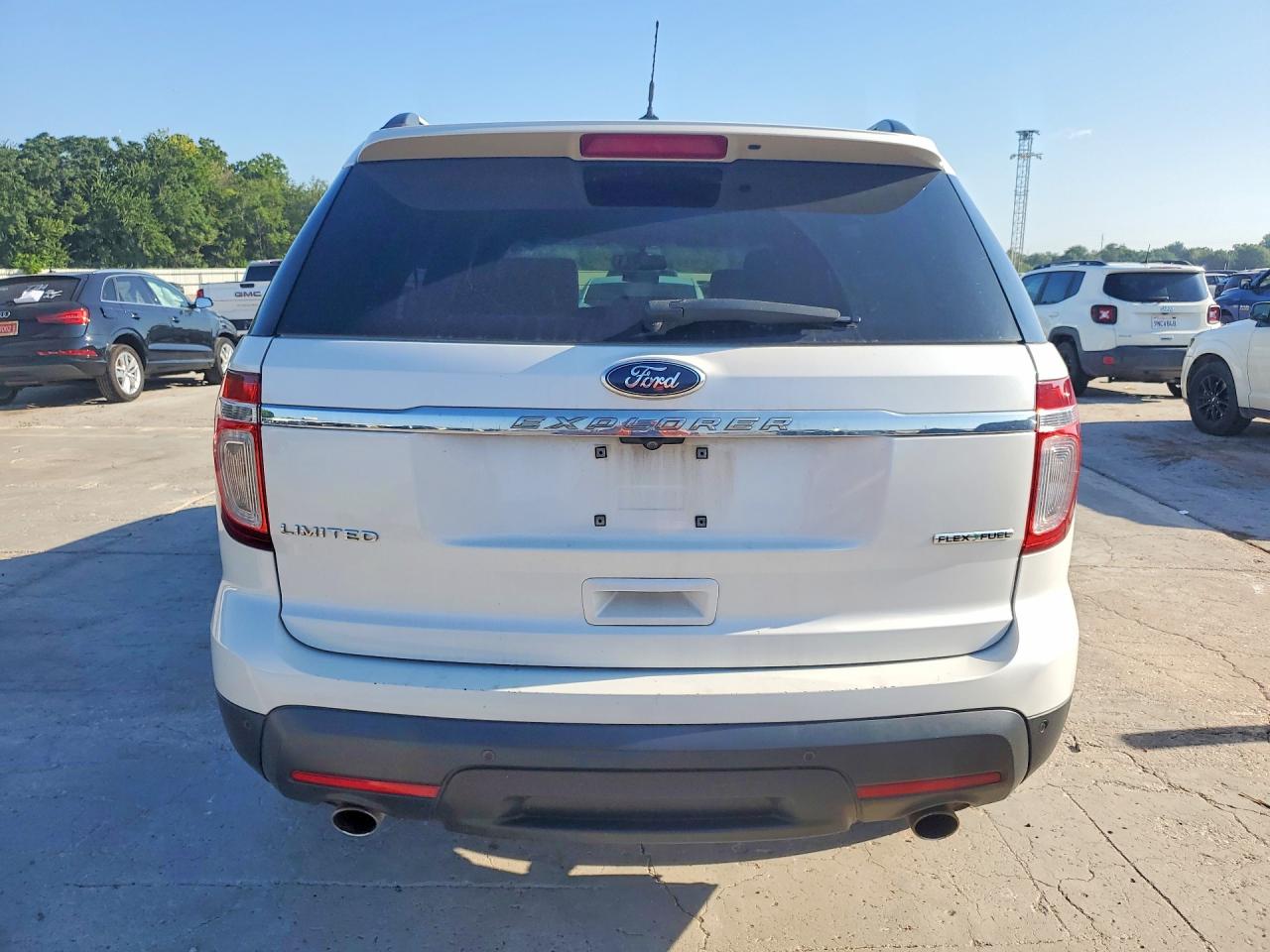 2013 Ford Explorer Limited White vin: 1FM5K7F89DGA62818