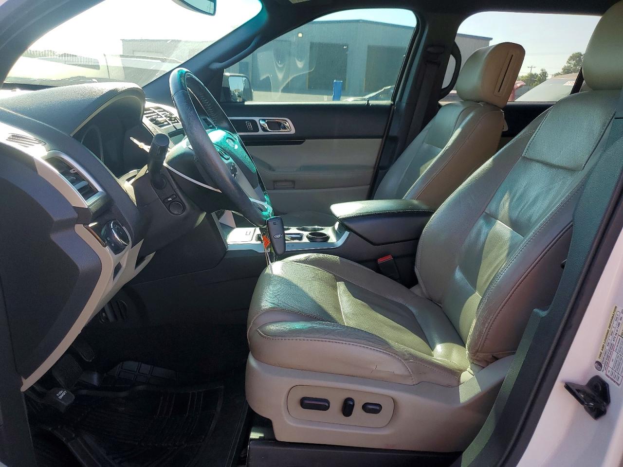 2013 Ford Explorer Limited White vin: 1FM5K7F89DGA62818