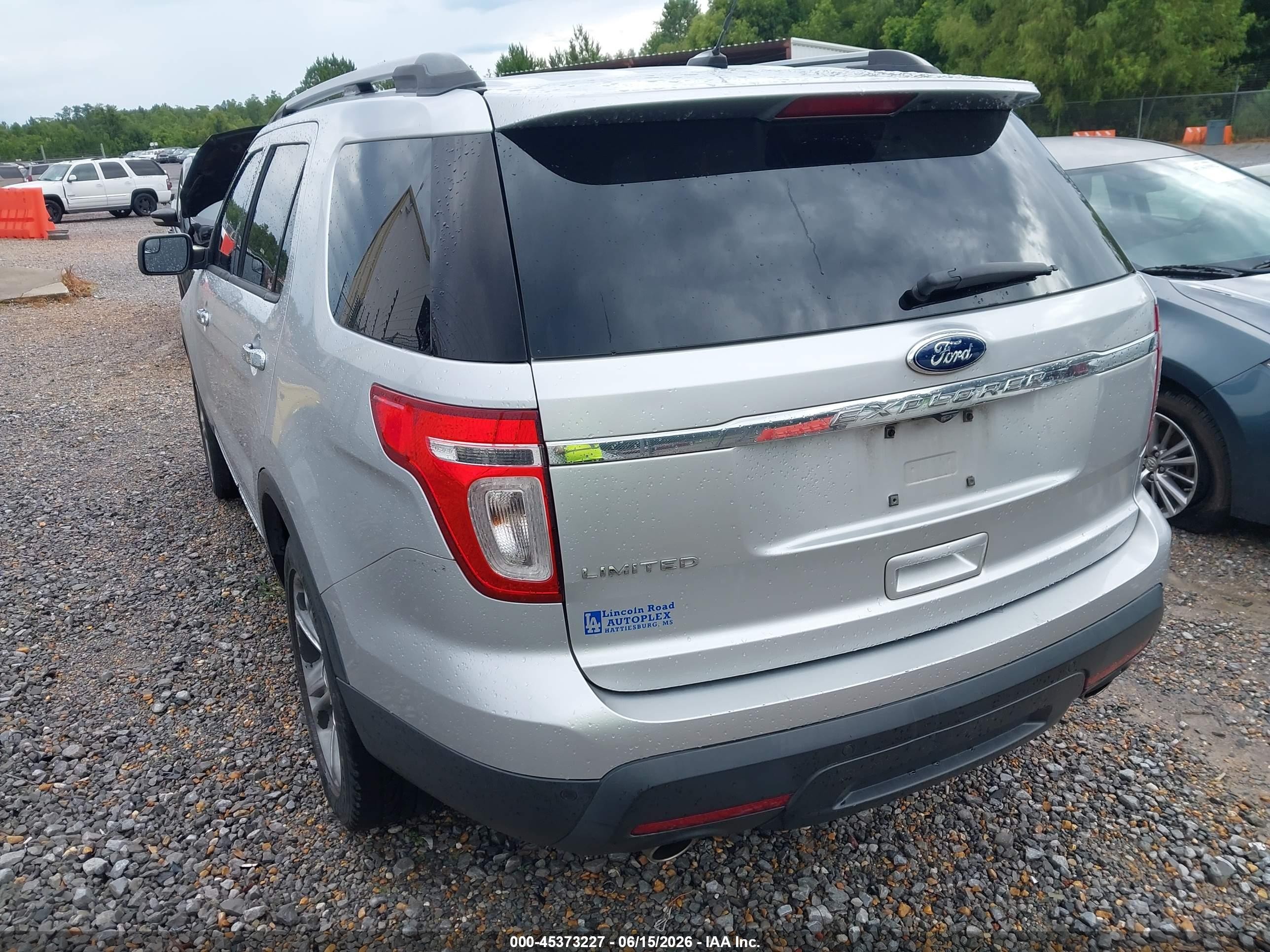 2013 Ford Explorer Limited Silver vin: 1FM5K7F89DGA94281