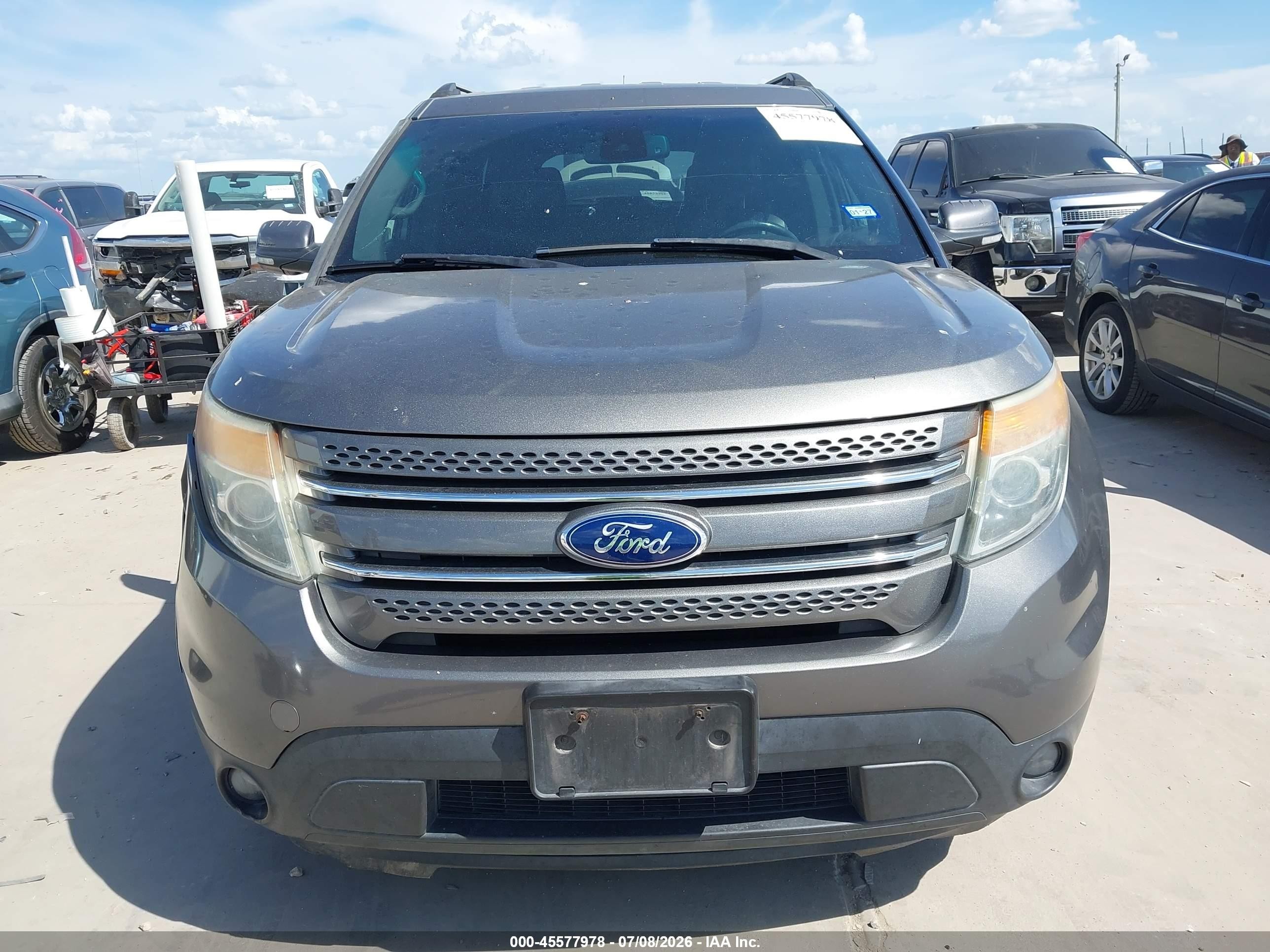 2013 Ford Explorer Limited Gray vin: 1FM5K7F89DGB52700