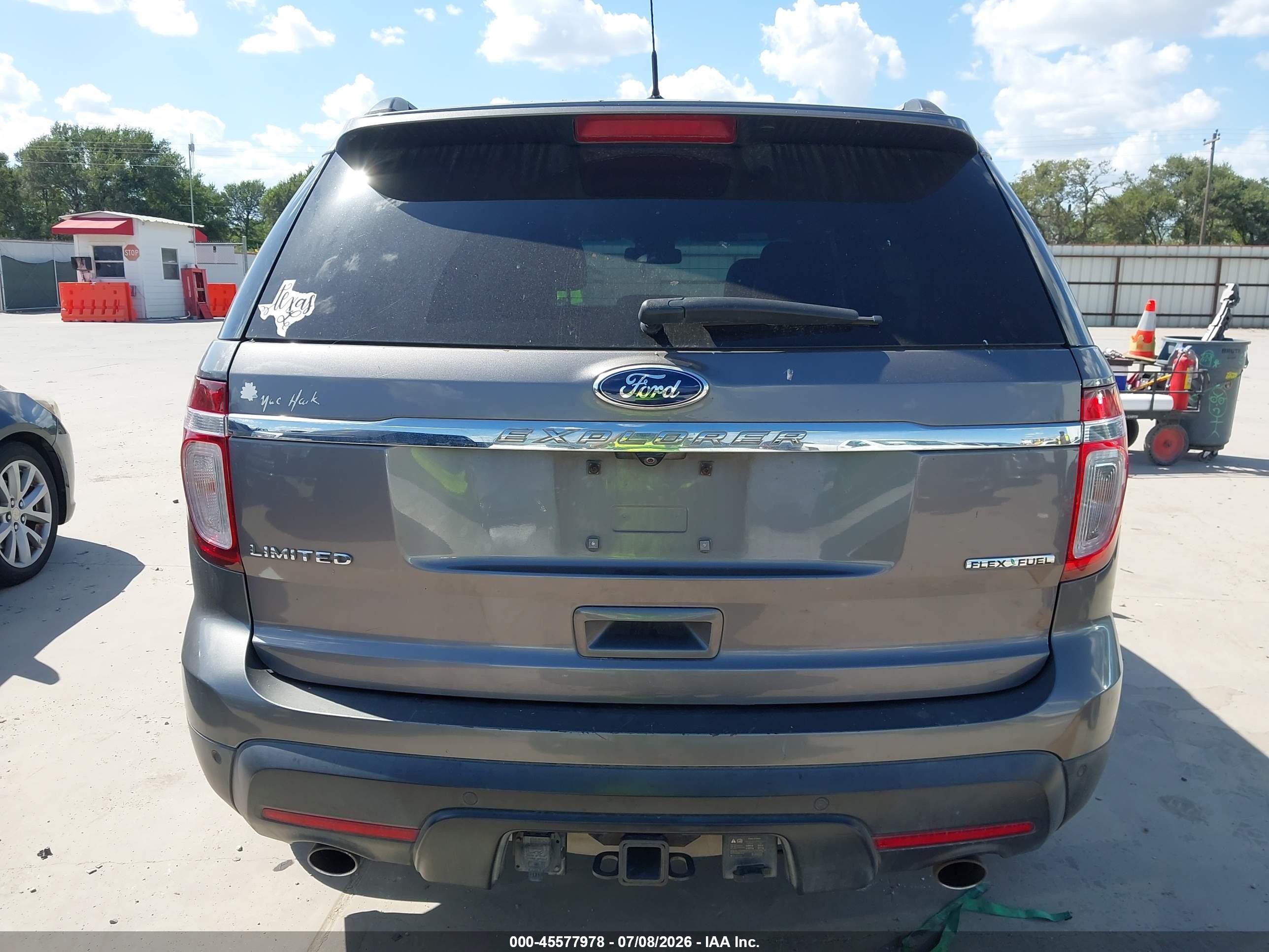 2013 Ford Explorer Limited Gray vin: 1FM5K7F89DGB52700