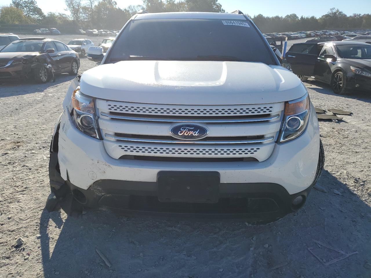 2013 Ford Explorer Limited White vin: 1FM5K7F89DGC28058