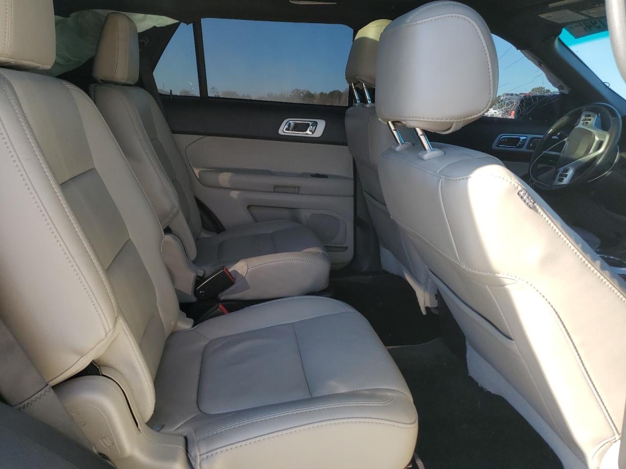 2013 Ford Explorer Limited White vin: 1FM5K7F89DGC28058