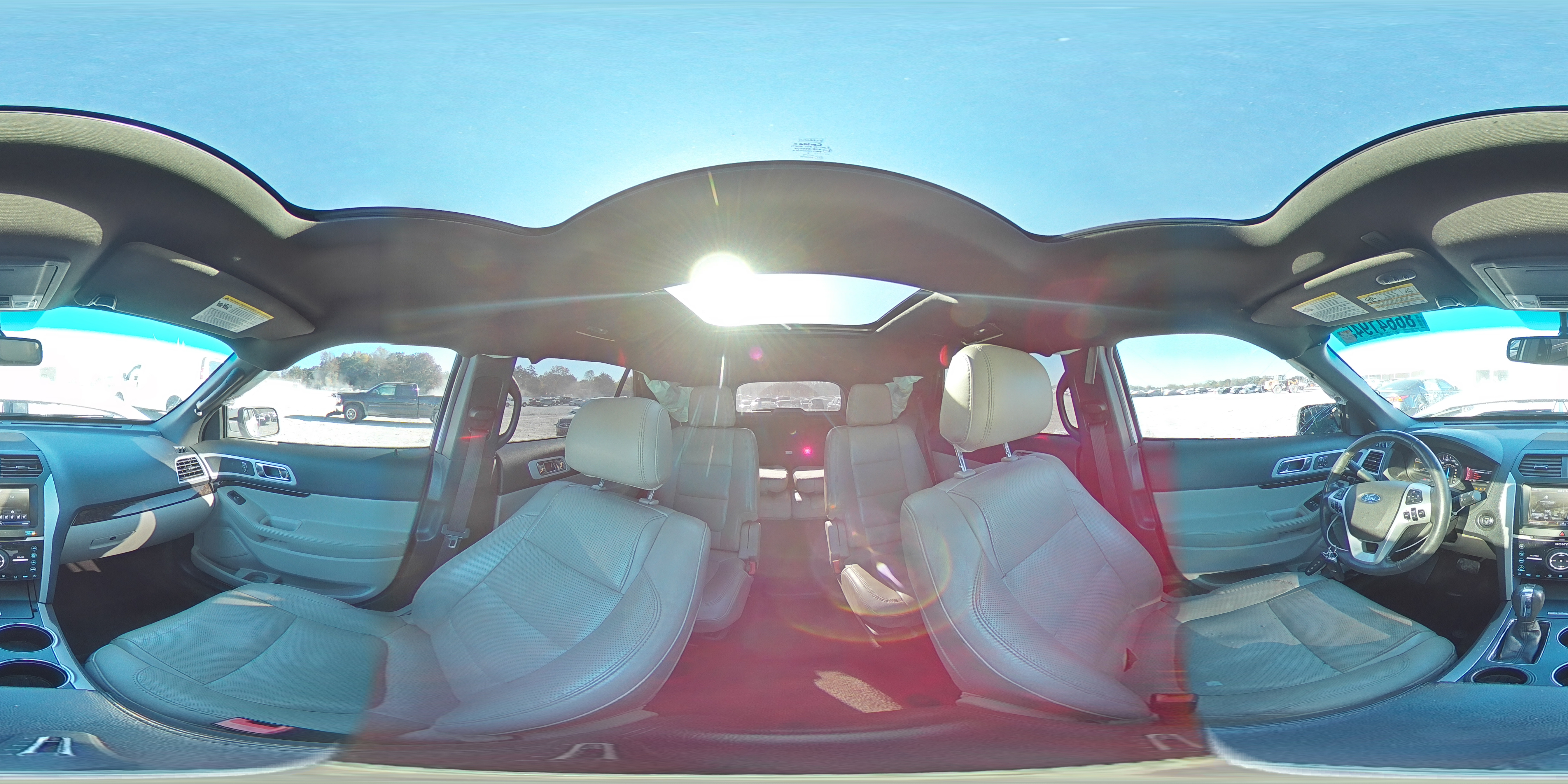 2013 Ford Explorer Limited White vin: 1FM5K7F89DGC28058