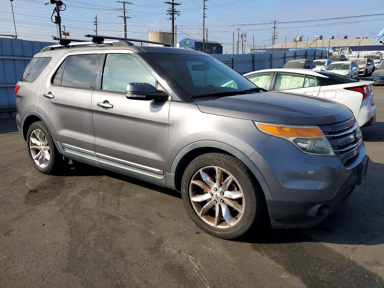 2013 Ford Explorer Limited Gray vin: 1FM5K7F89DGC70780