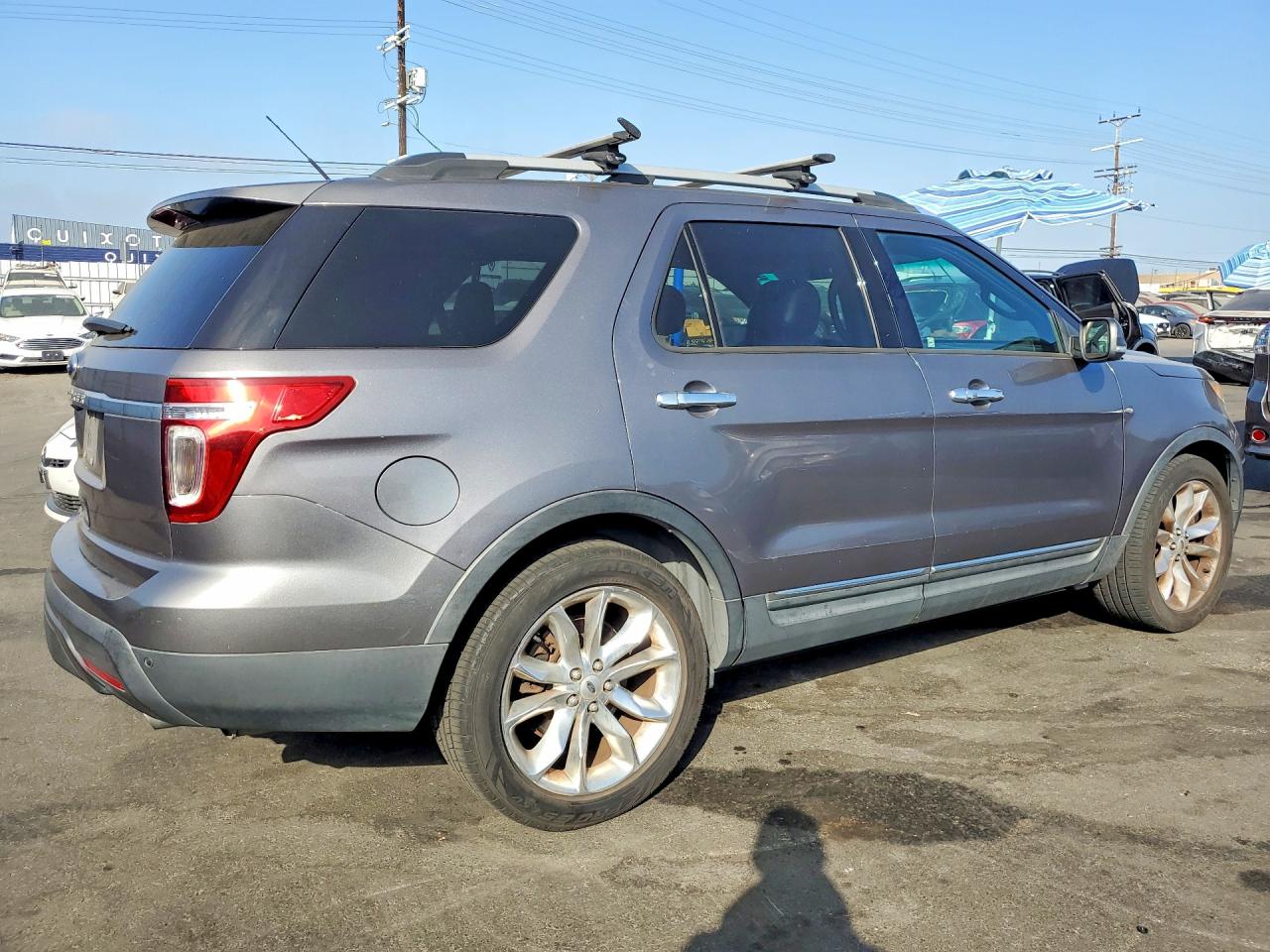 2013 Ford Explorer Limited Gray vin: 1FM5K7F89DGC70780