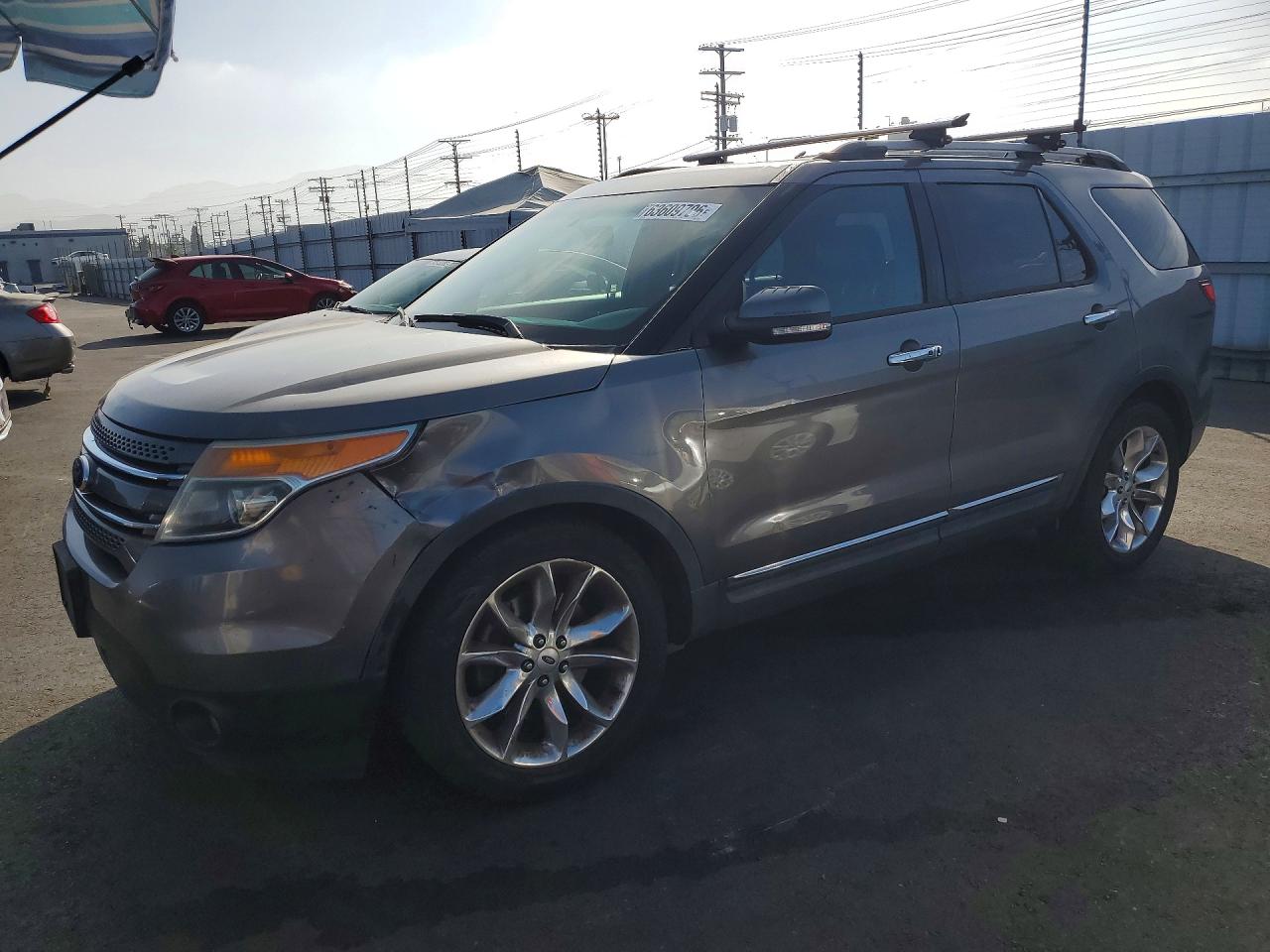 2013 Ford Explorer Limited Gray vin: 1FM5K7F89DGC70780