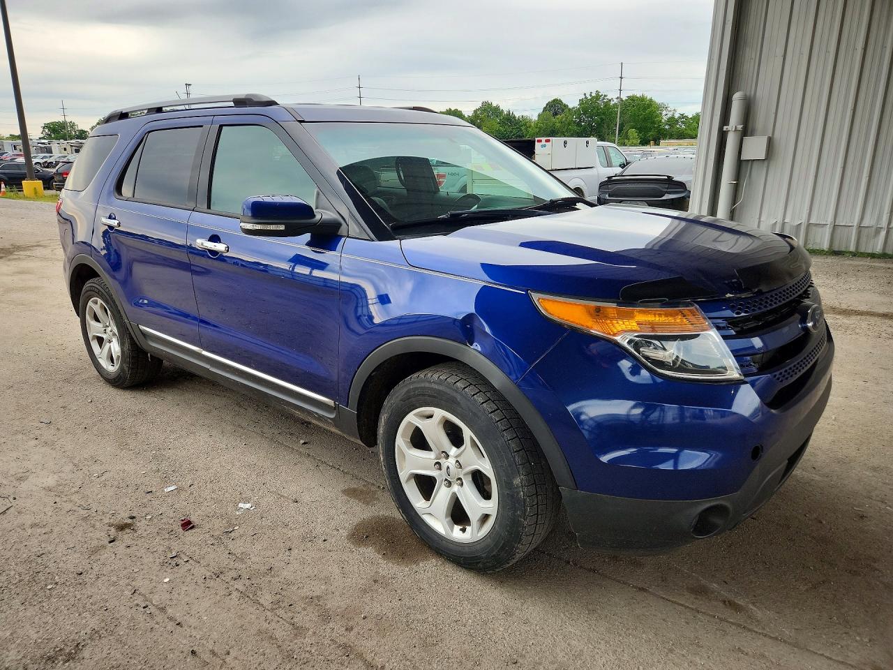 2014 Ford Explorer Limited Blue vin: 1FM5K7F89EGA23860