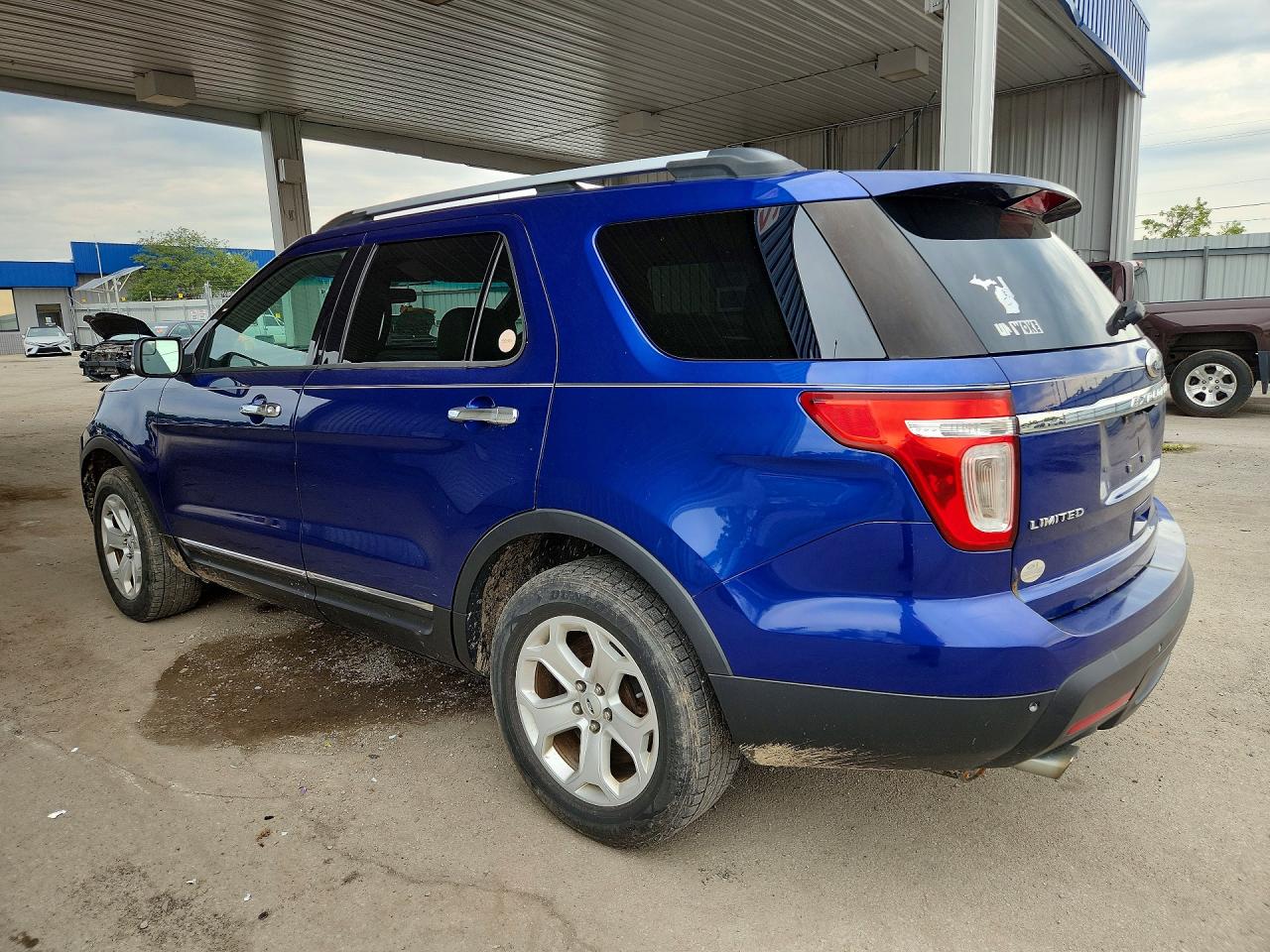 2014 Ford Explorer Limited Blue vin: 1FM5K7F89EGA23860