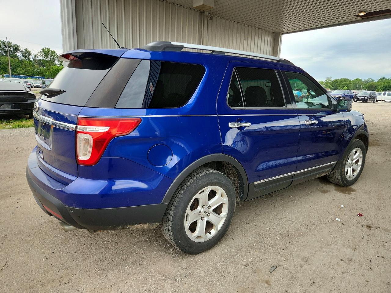 2014 Ford Explorer Limited Blue vin: 1FM5K7F89EGA23860