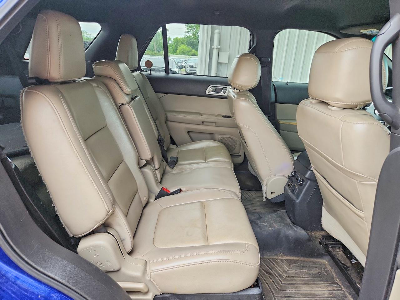 2014 Ford Explorer Limited Blue vin: 1FM5K7F89EGA23860
