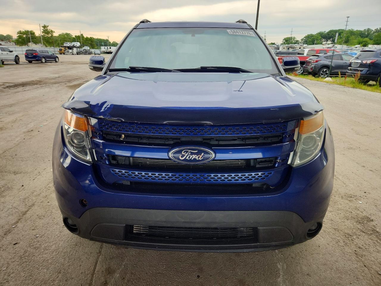 2014 Ford Explorer Limited Blue vin: 1FM5K7F89EGA23860