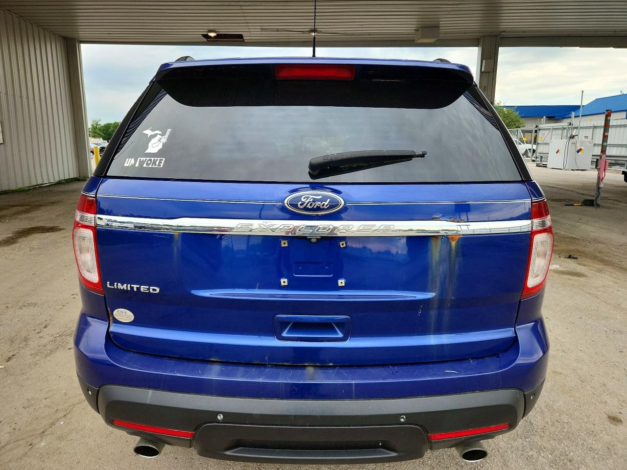 2014 Ford Explorer Limited Blue vin: 1FM5K7F89EGA23860