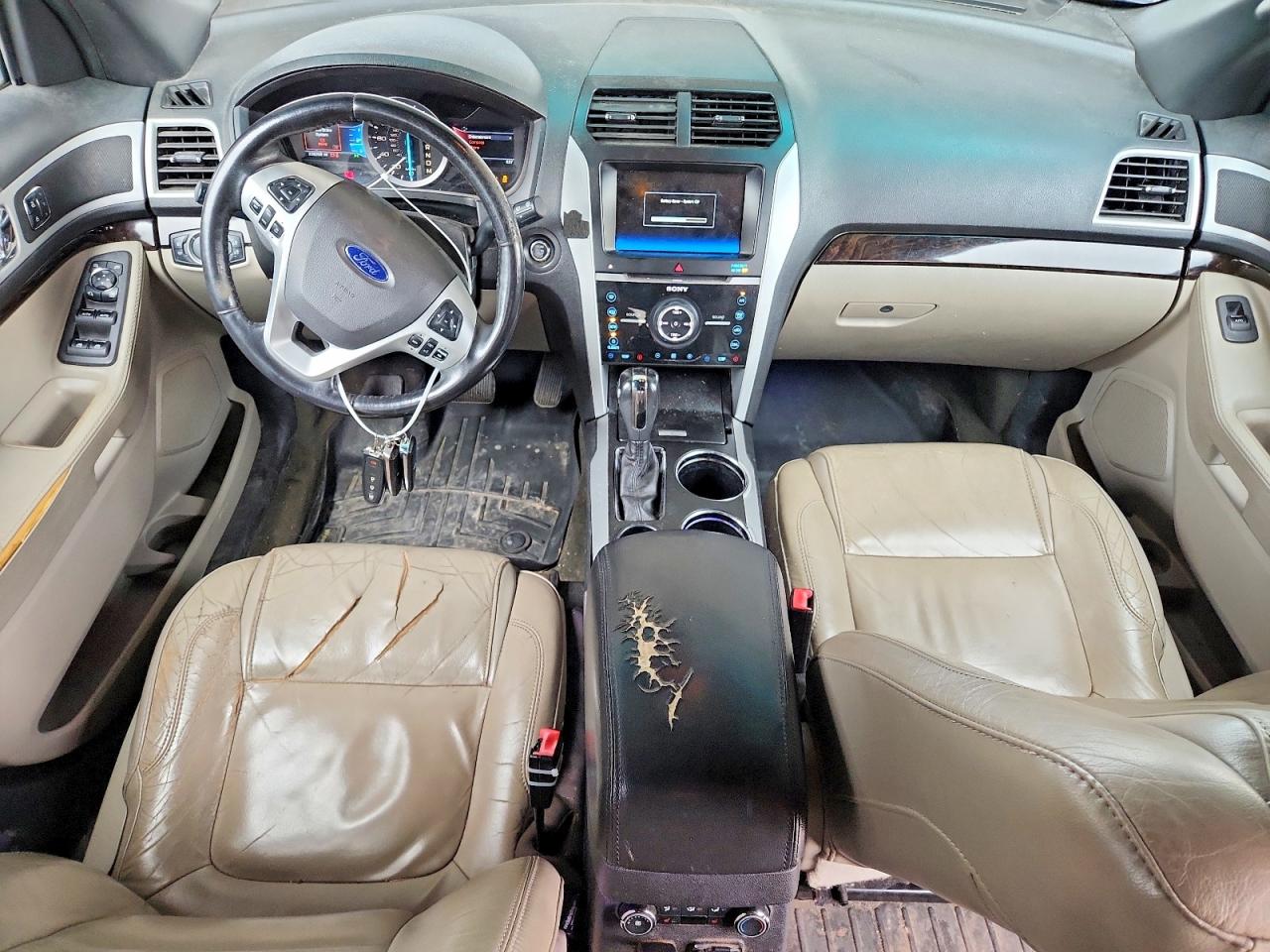 2014 Ford Explorer Limited Blue vin: 1FM5K7F89EGA23860