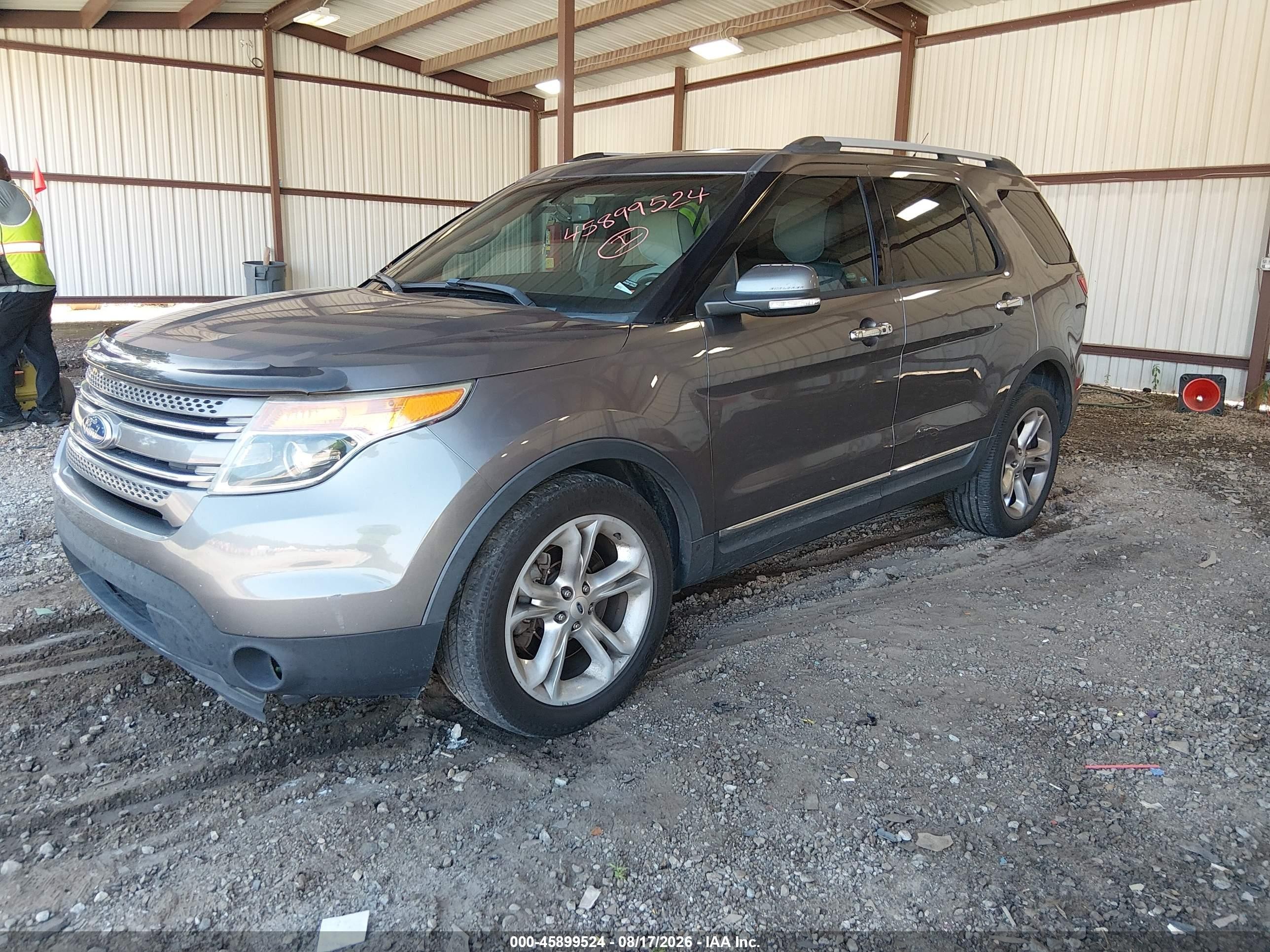 2014 Ford Explorer Limited Gray vin: 1FM5K7F89EGA23910