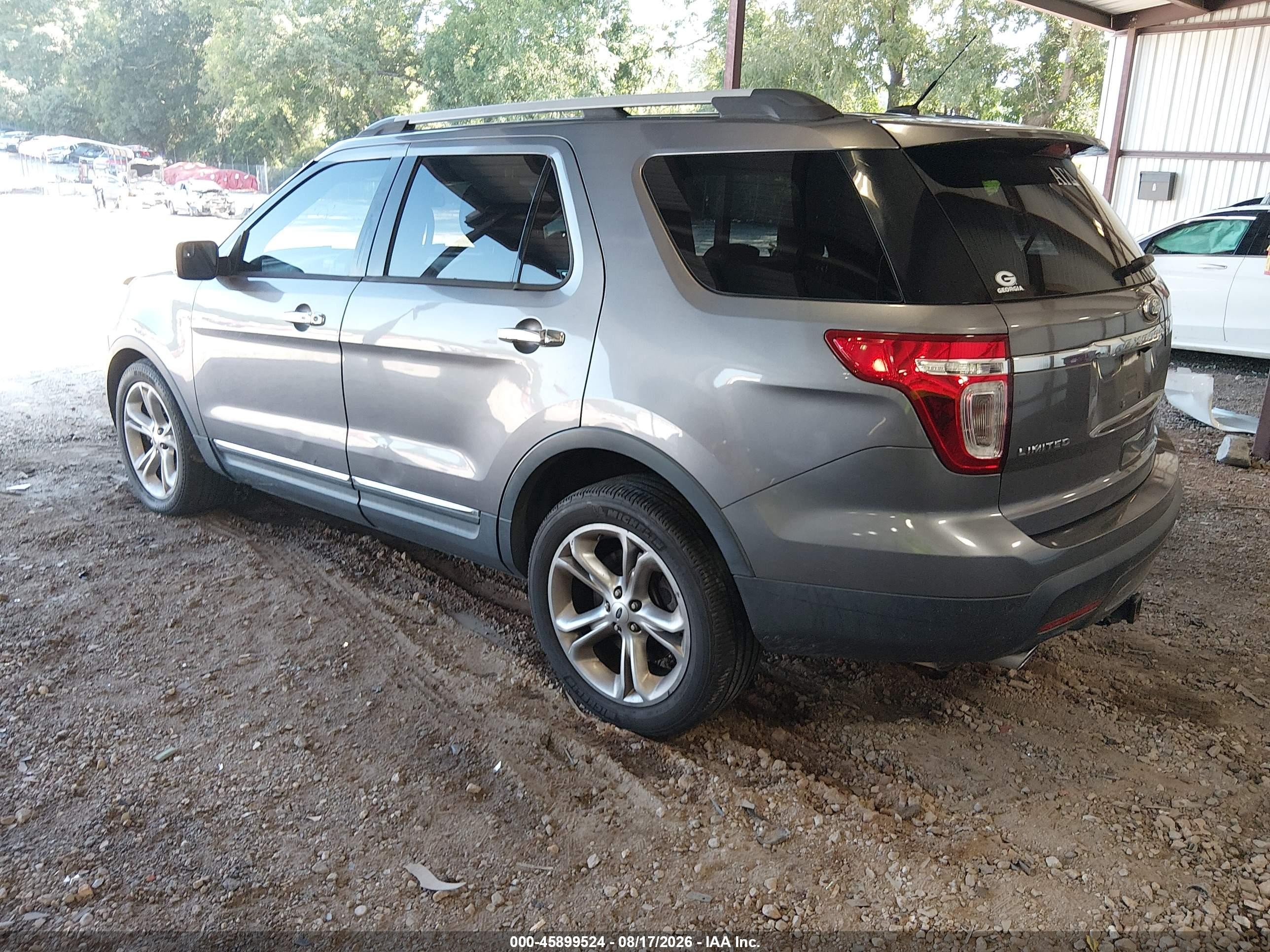 2014 Ford Explorer Limited Gray vin: 1FM5K7F89EGA23910