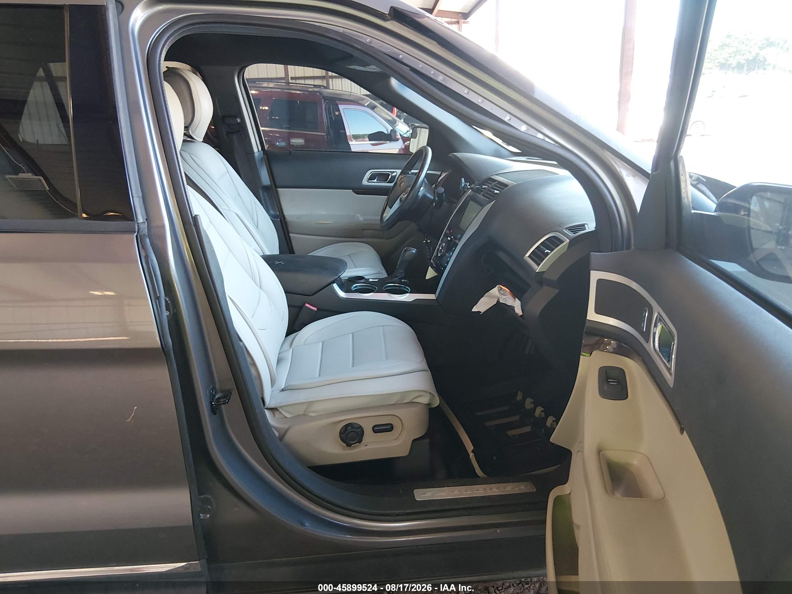 2014 Ford Explorer Limited Gray vin: 1FM5K7F89EGA23910