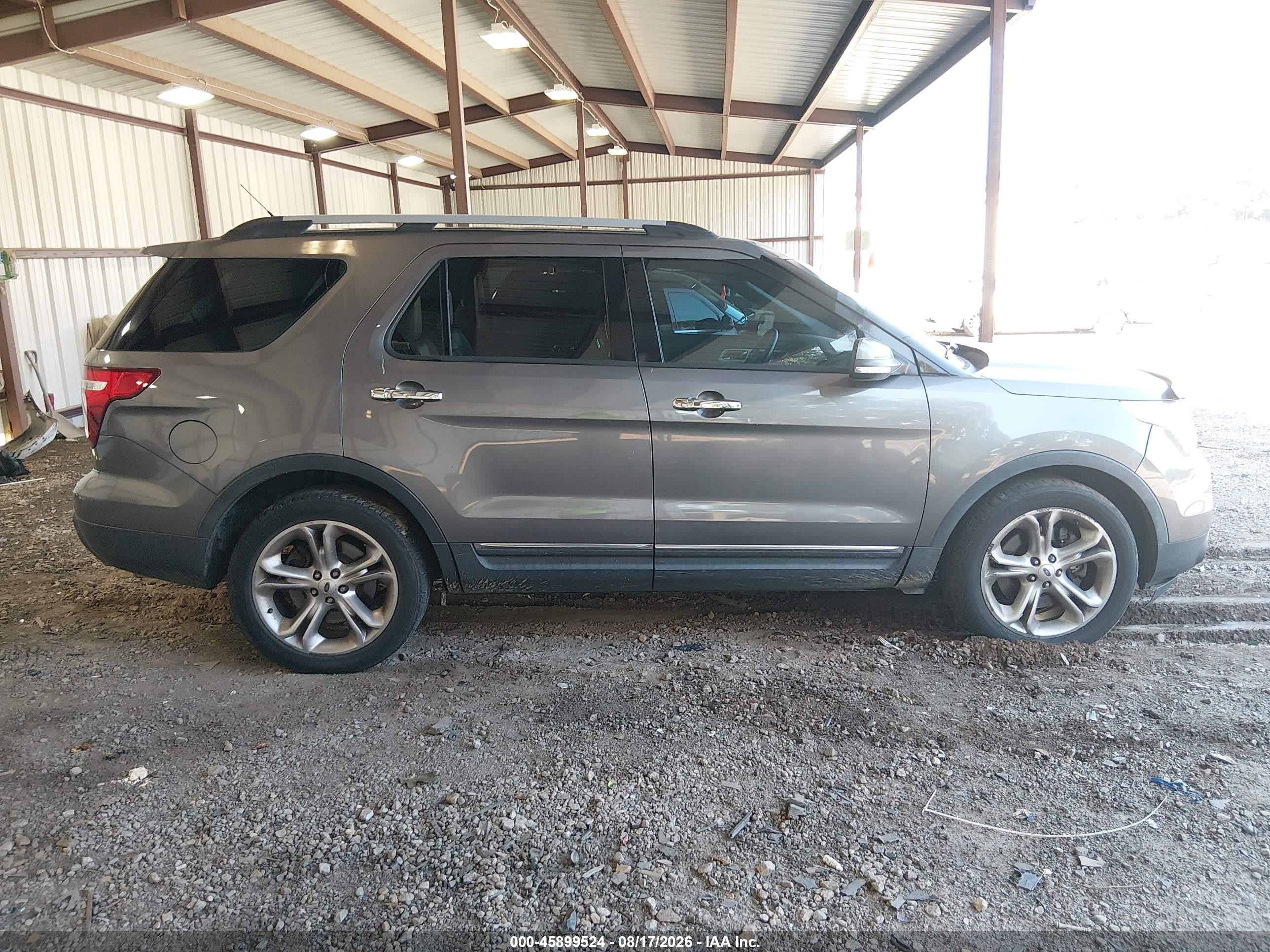 2014 Ford Explorer Limited Gray vin: 1FM5K7F89EGA23910