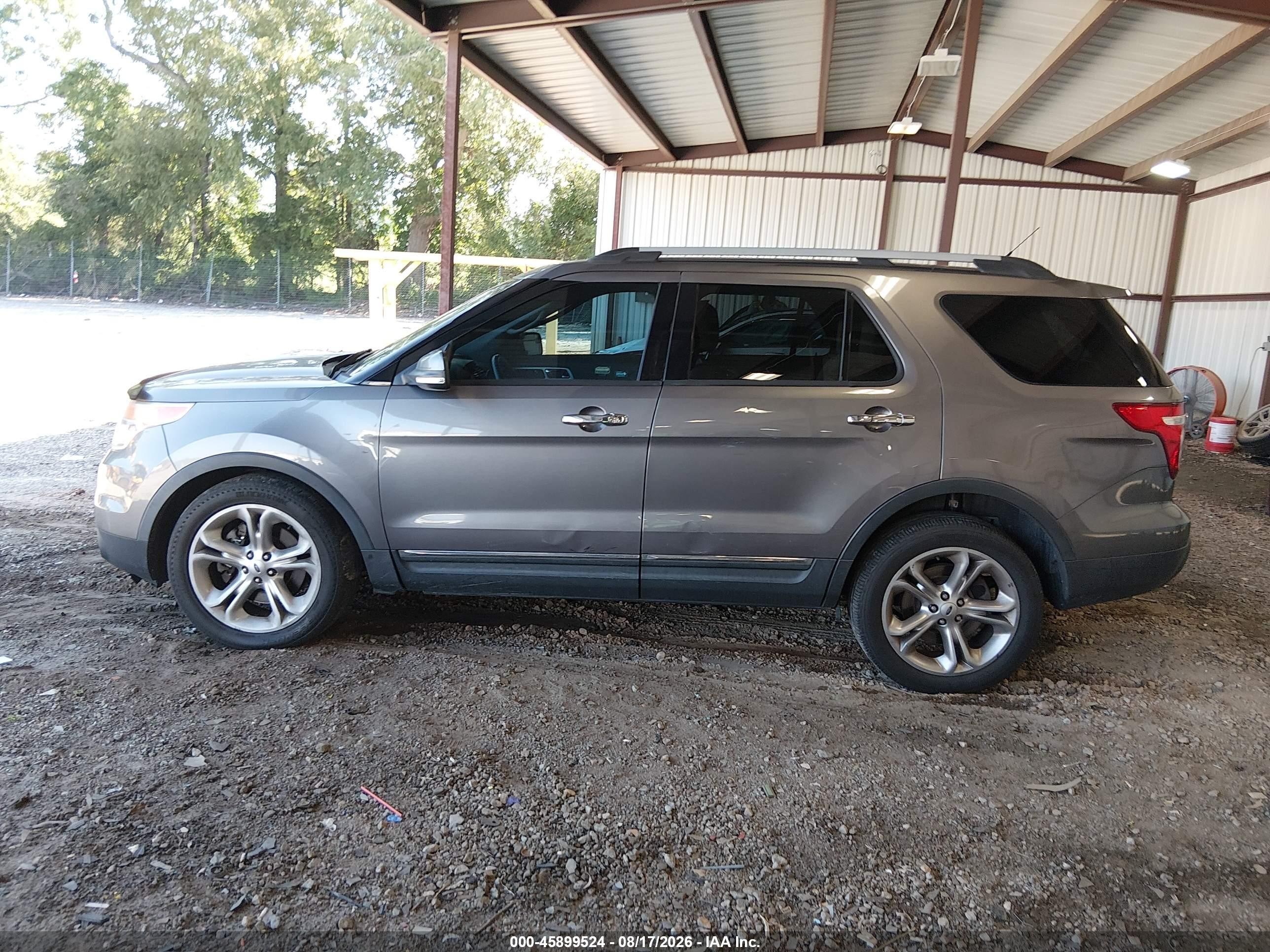 2014 Ford Explorer Limited Gray vin: 1FM5K7F89EGA23910