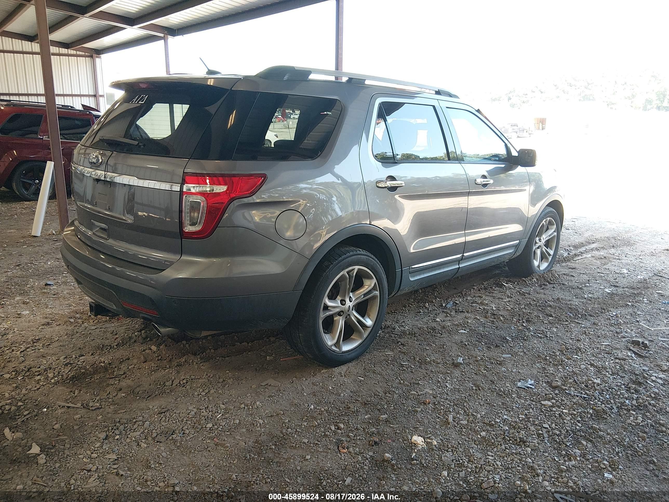 2014 Ford Explorer Limited Gray vin: 1FM5K7F89EGA23910