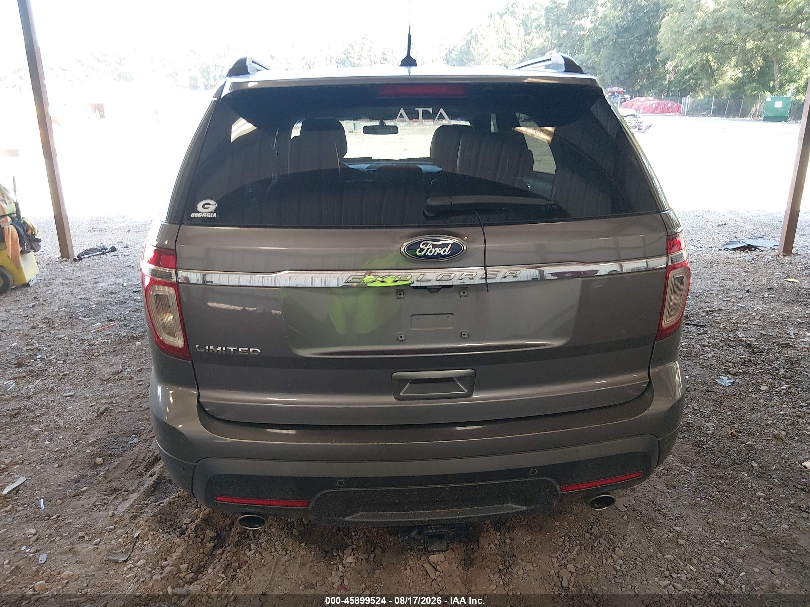 2014 Ford Explorer Limited Gray vin: 1FM5K7F89EGA23910
