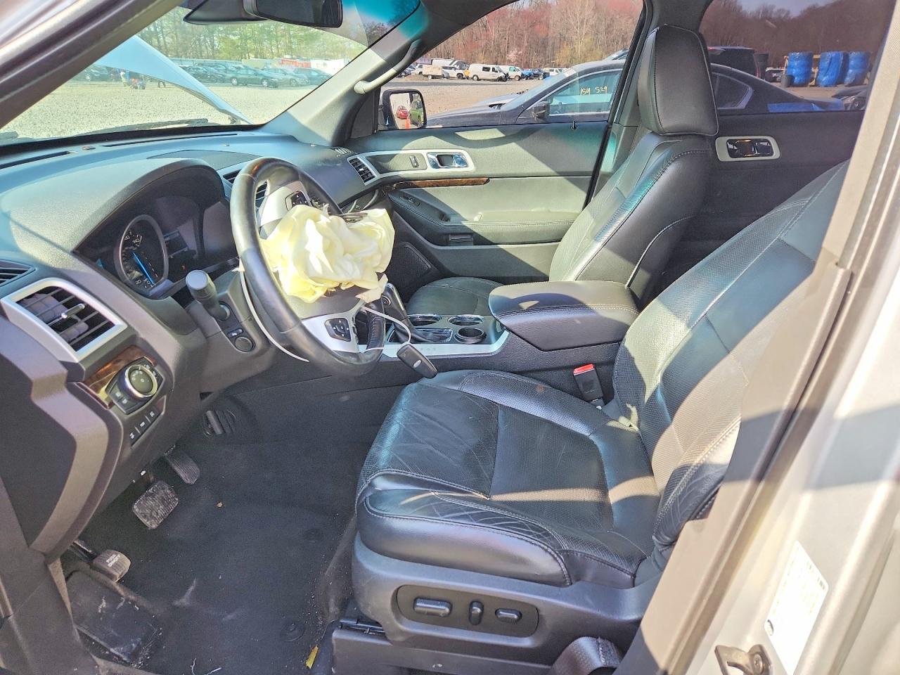 2014 Ford Explorer Limited Серебряный vin: 1FM5K7F89EGA37483