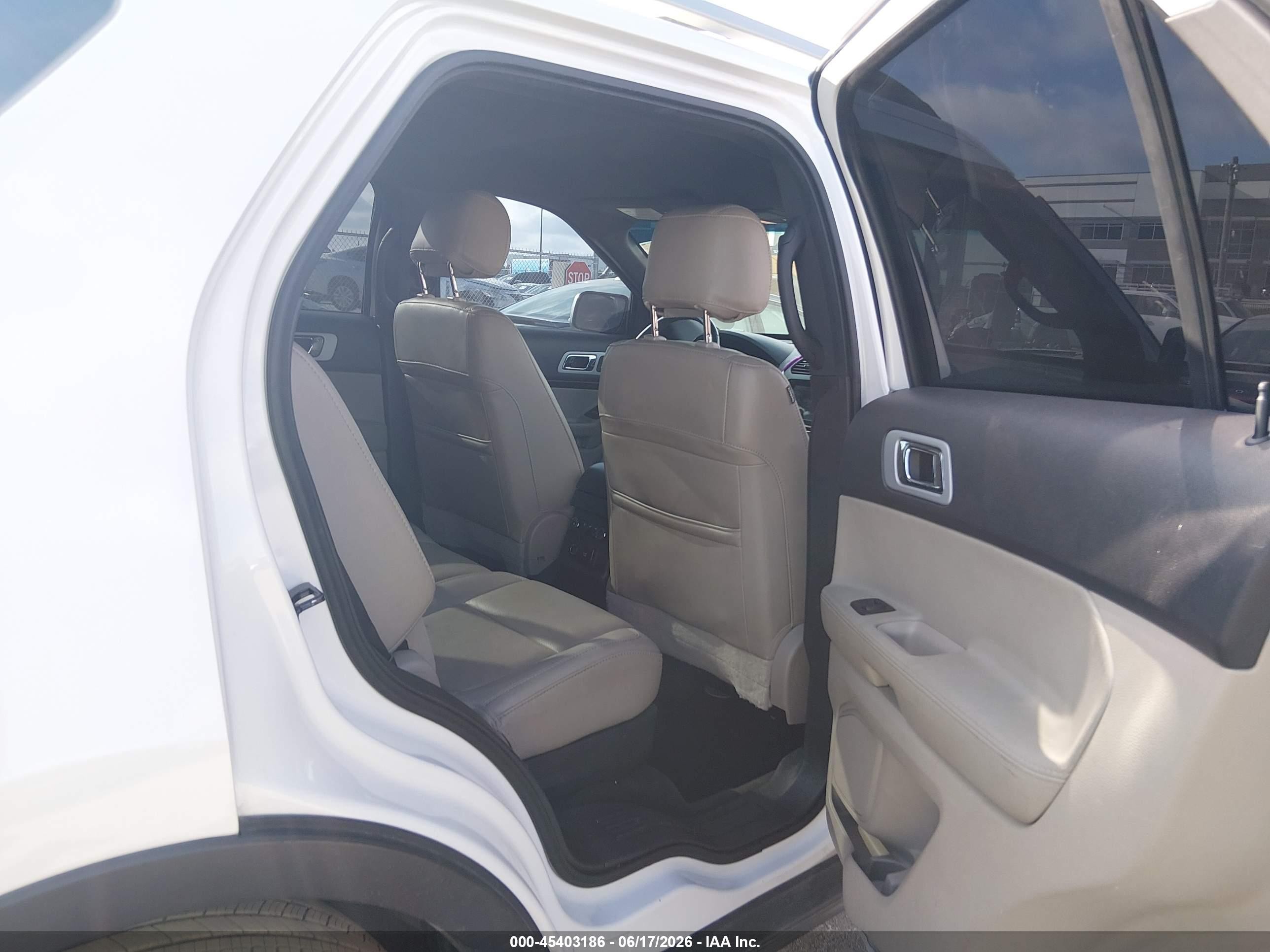 2014 Ford Explorer Limited White vin: 1FM5K7F89EGA59211