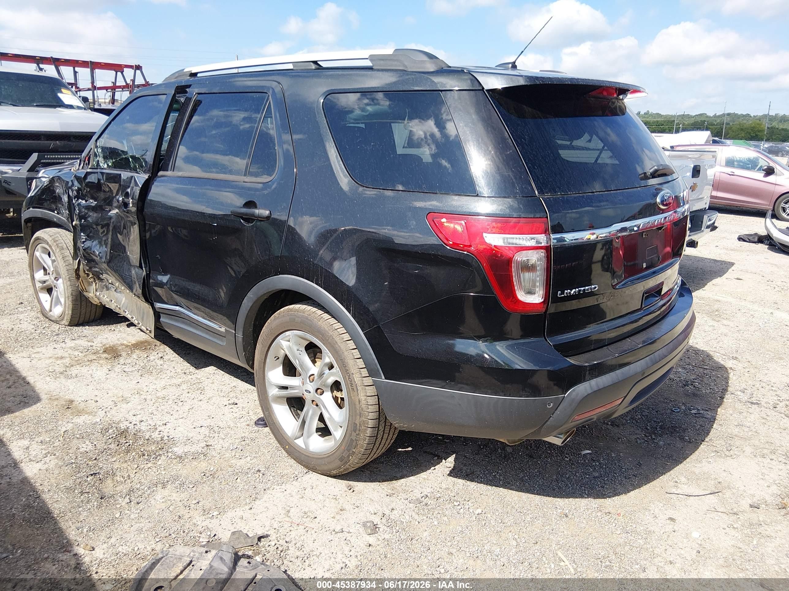 2014 Ford Explorer Limited Black vin: 1FM5K7F89EGA64618