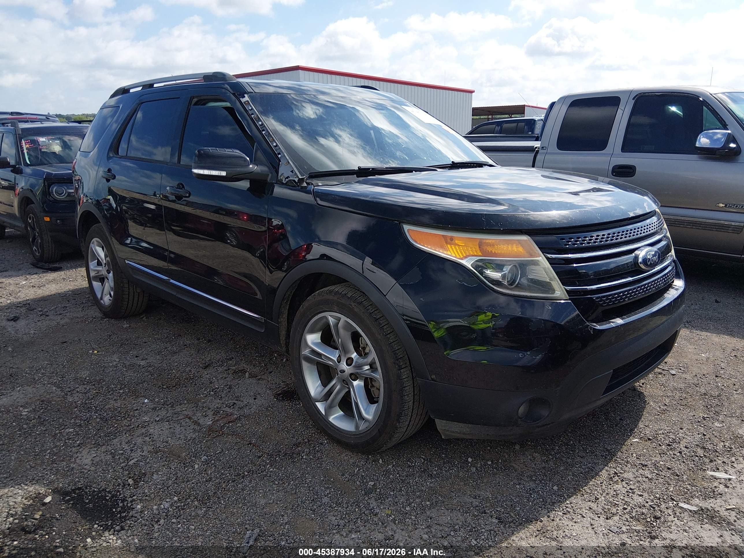 2014 Ford Explorer Limited Черный vin: 1FM5K7F89EGA64618